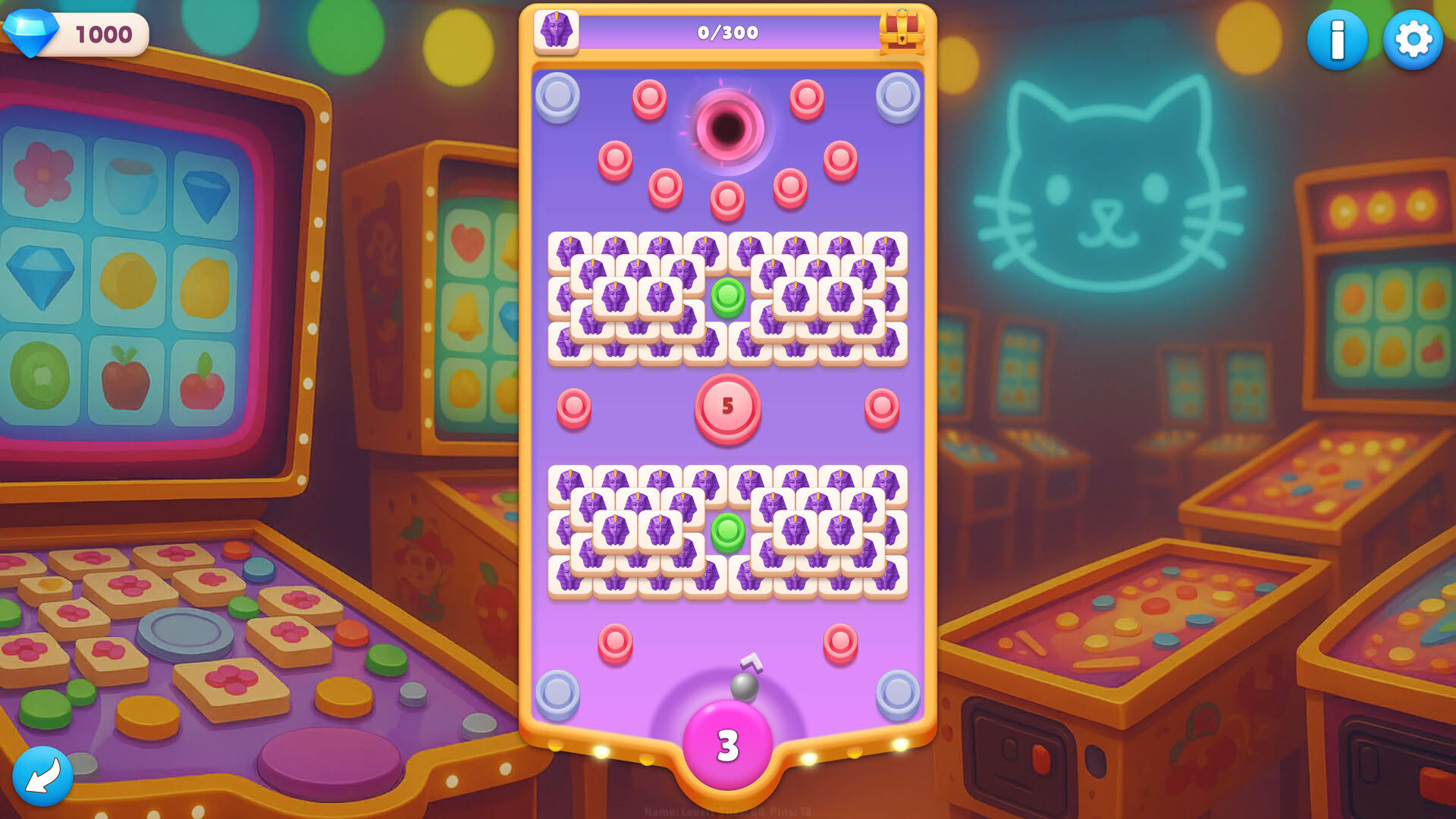 Screenshot for Catjong 4: Secrets of the Purramids