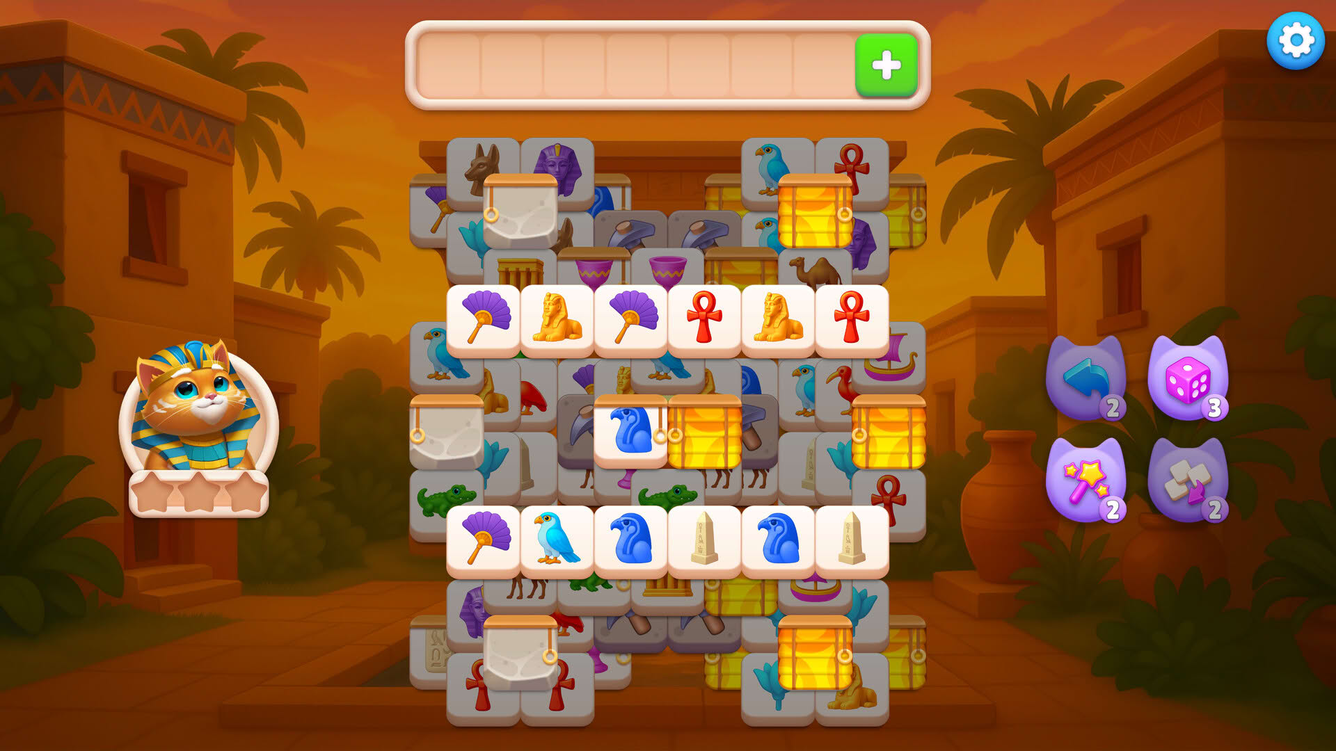 Screenshot for Catjong 4: Secrets of the Purramids