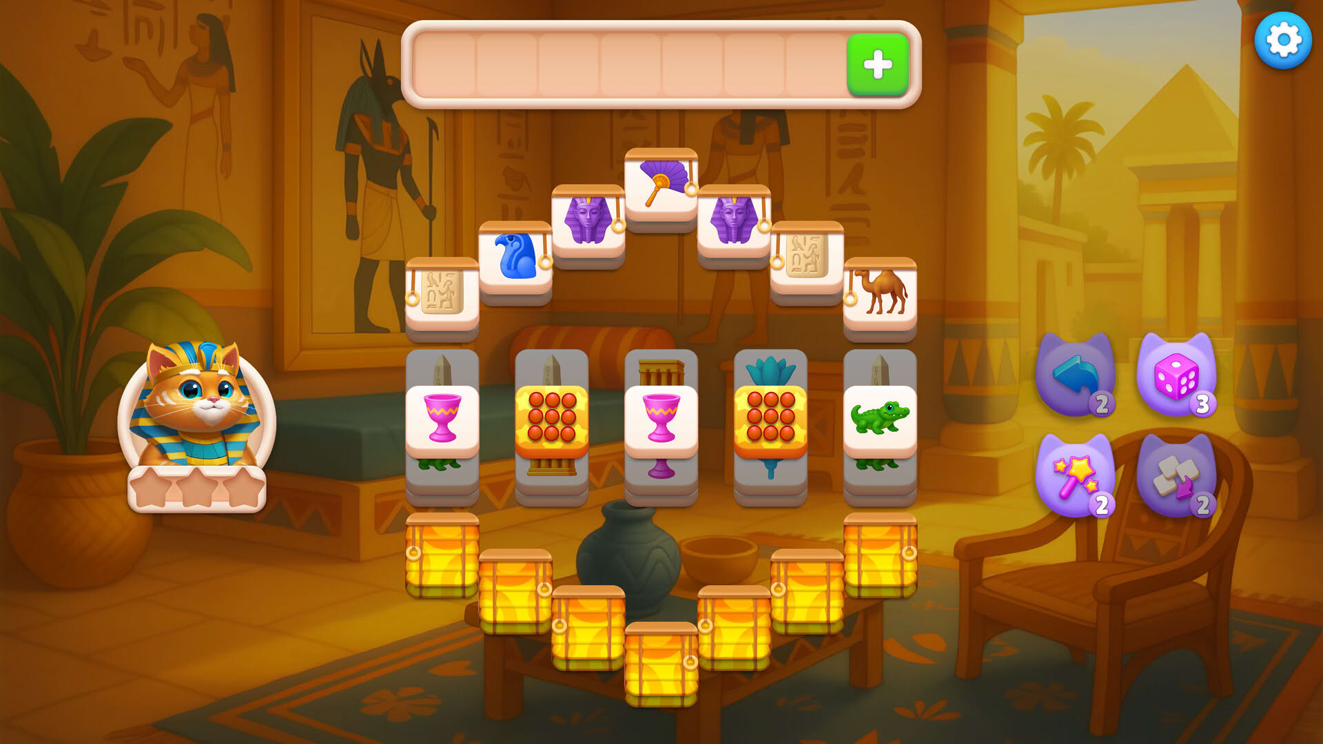 Screenshot for Catjong 4: Secrets of the Purramids