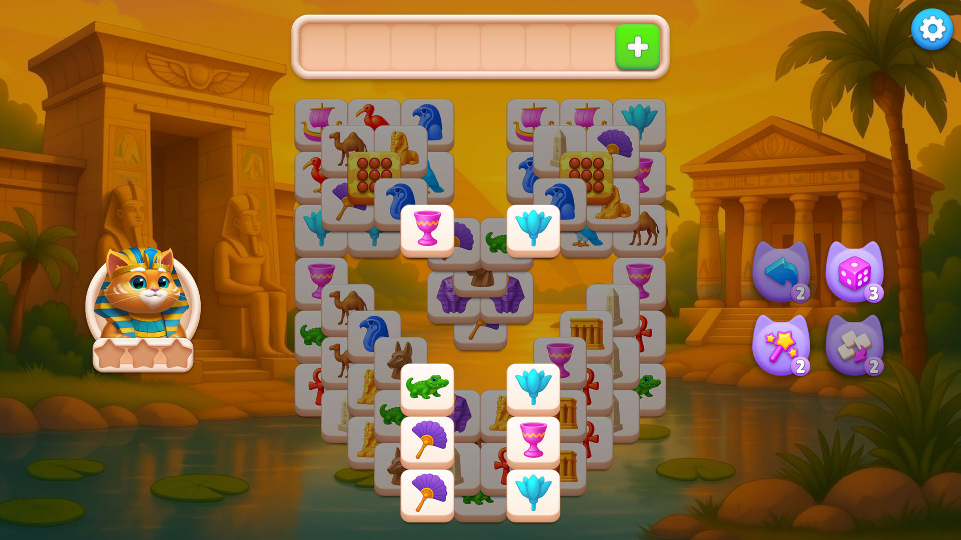 Screenshot for Catjong 4: Secrets of the Purramids