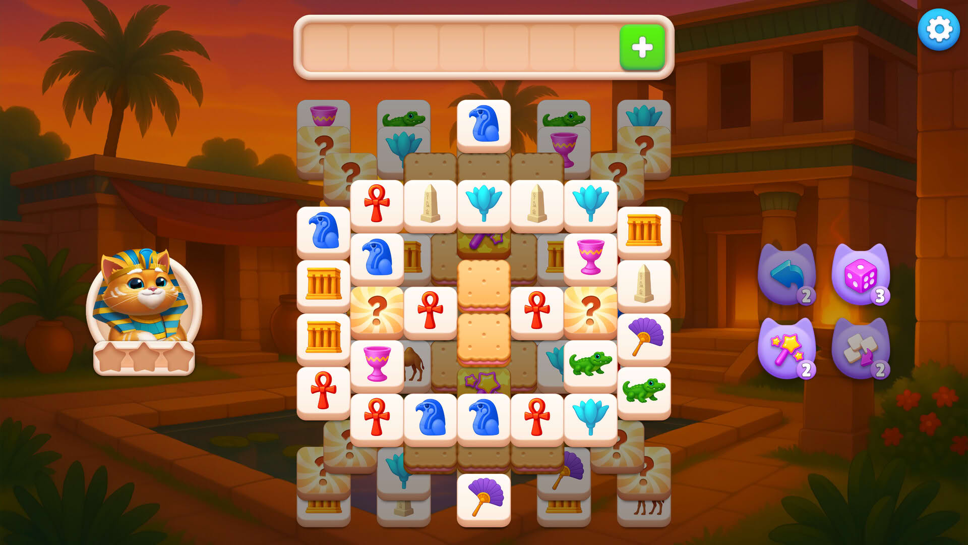 Screenshot for Catjong 4: Secrets of the Purramids
