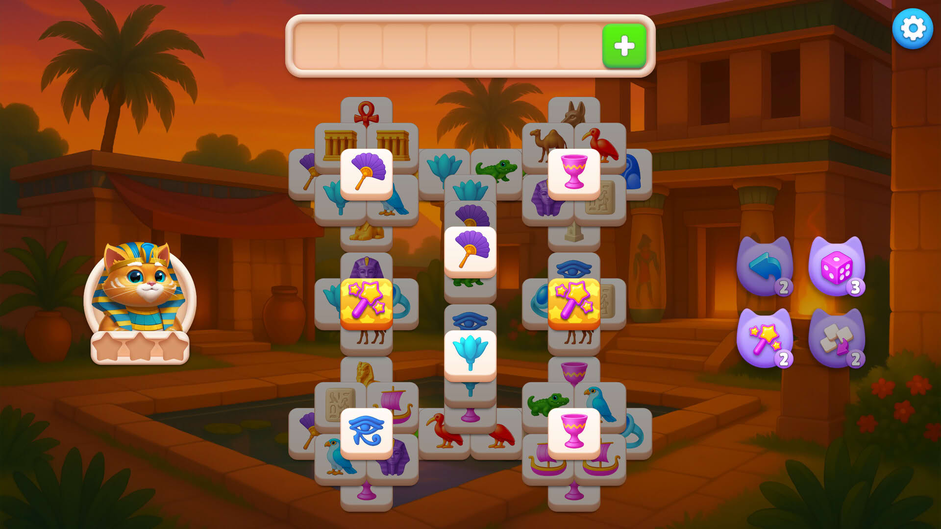 Screenshot for Catjong 4: Secrets of the Purramids