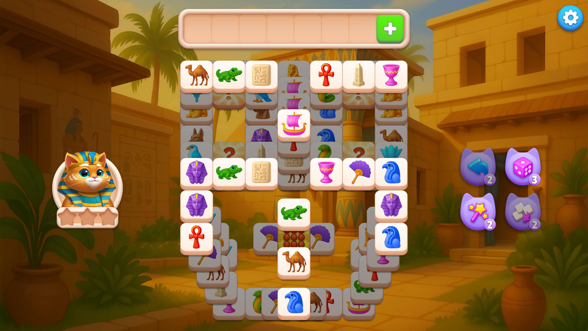 Screenshot for Catjong 4: Secrets of the Purramids