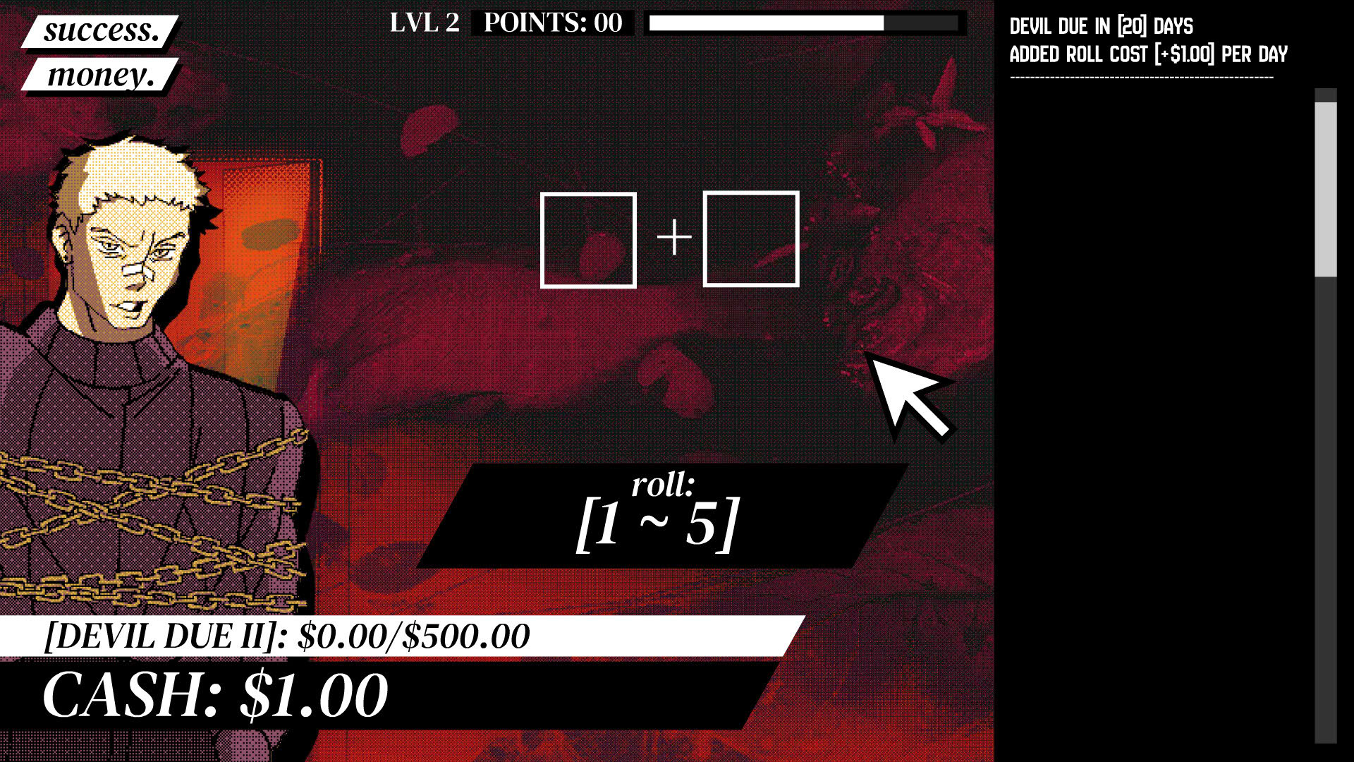 Screenshot for Meaningless Random Numbers