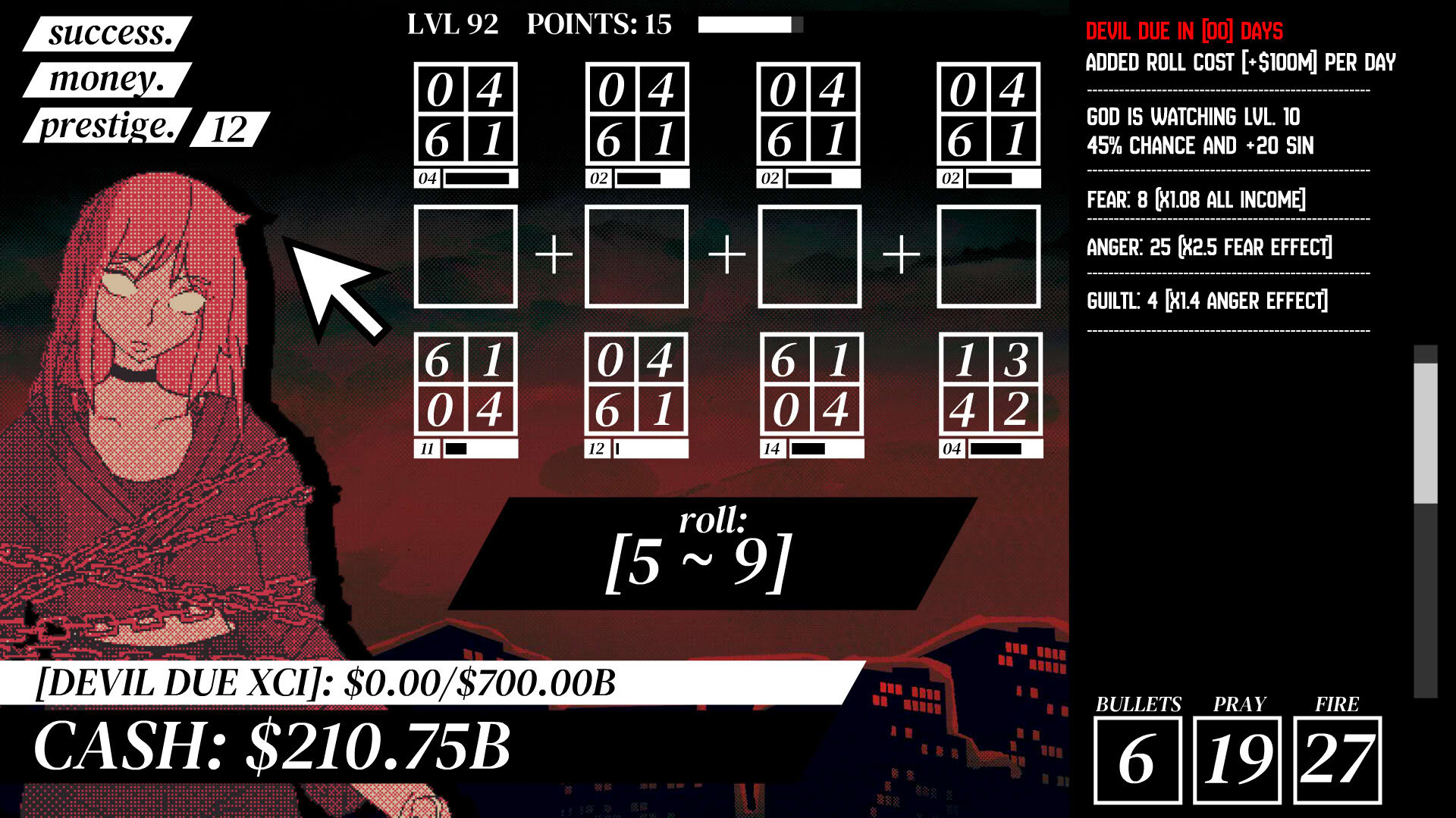 Screenshot for Meaningless Random Numbers