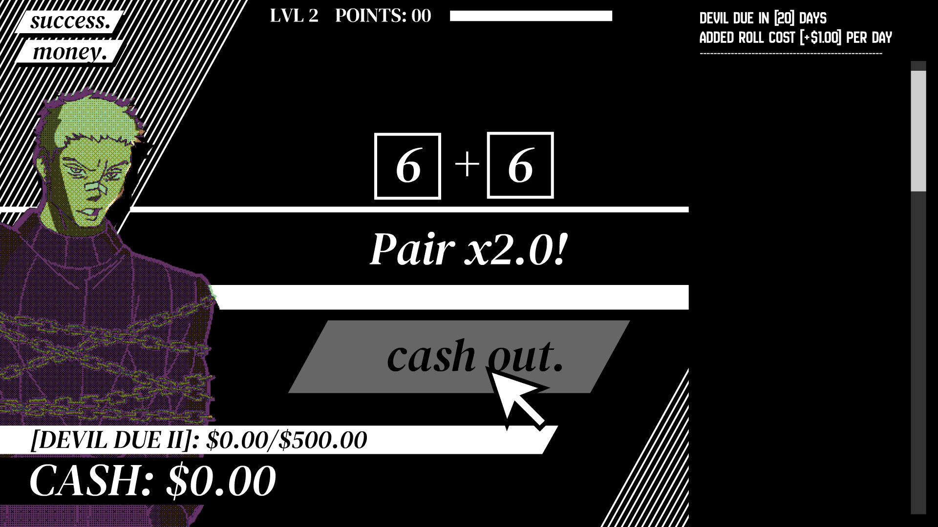 Screenshot for Meaningless Random Numbers