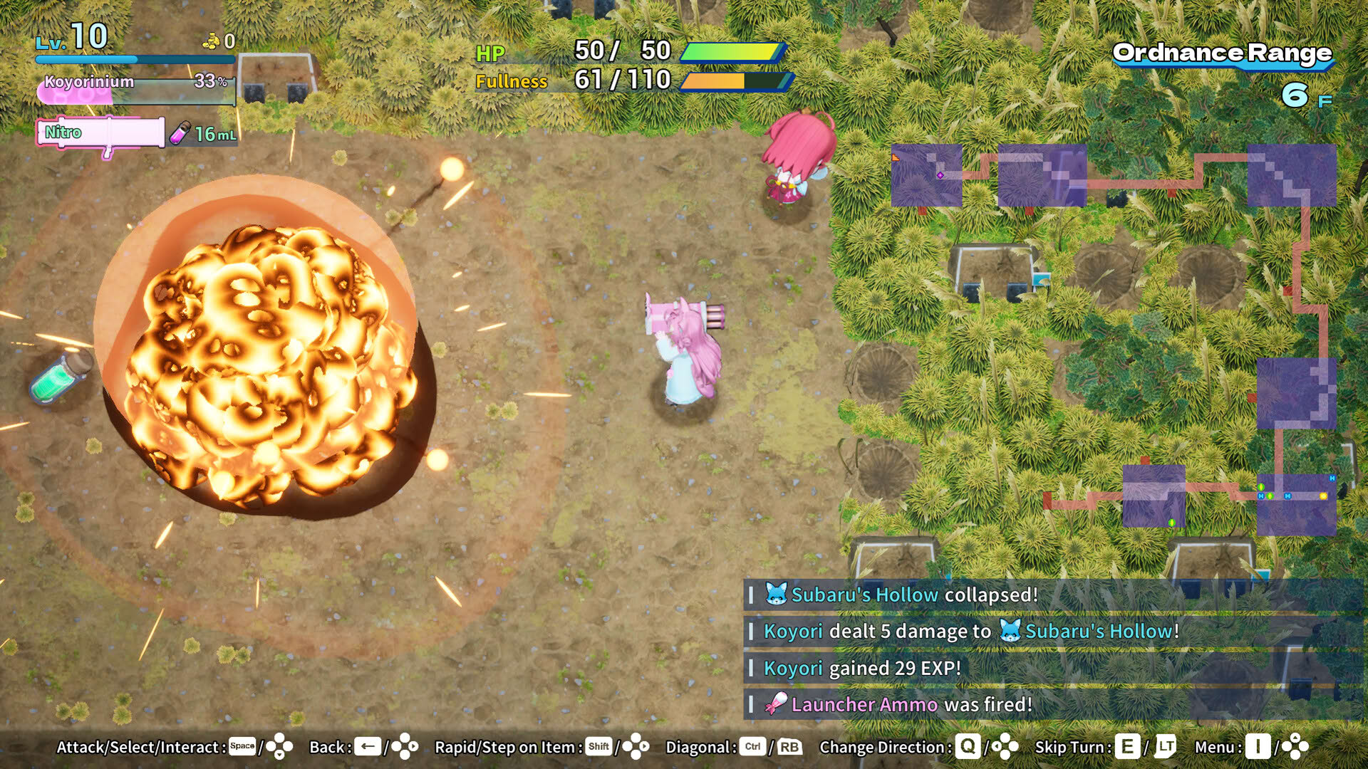 Screenshot for HoloDungeon: Koyori vs HollowLive in Honsha Tower