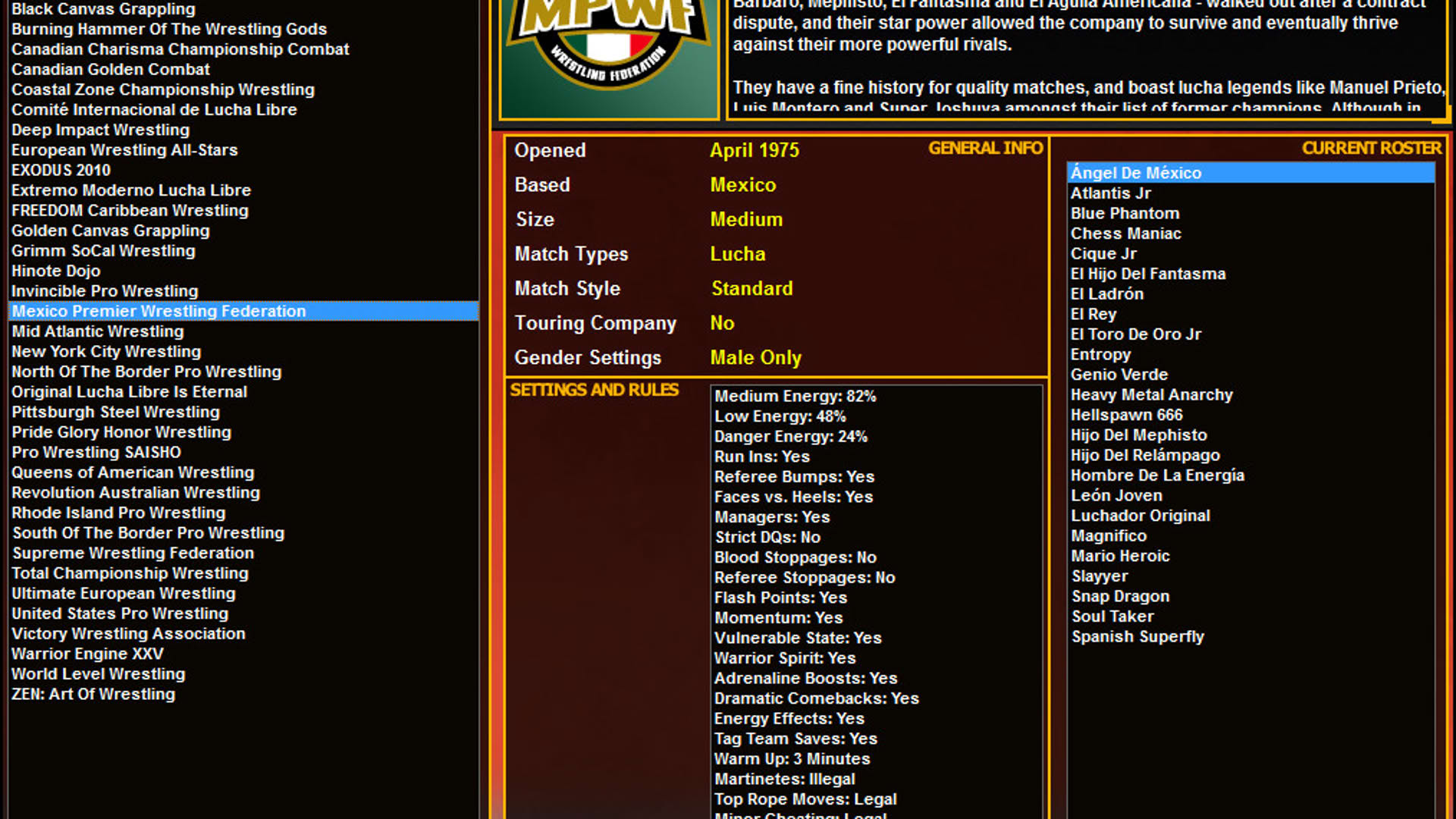 Screenshot for Wrestling Spirit 3