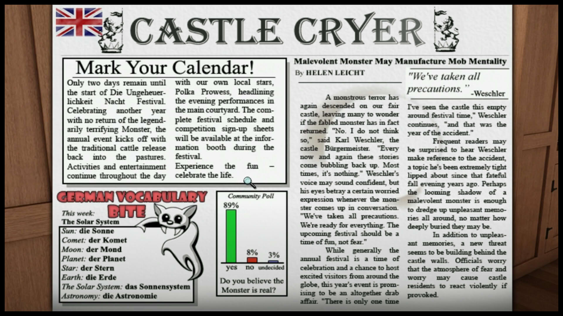 Screenshot for Nancy Drew: The Captive Curse