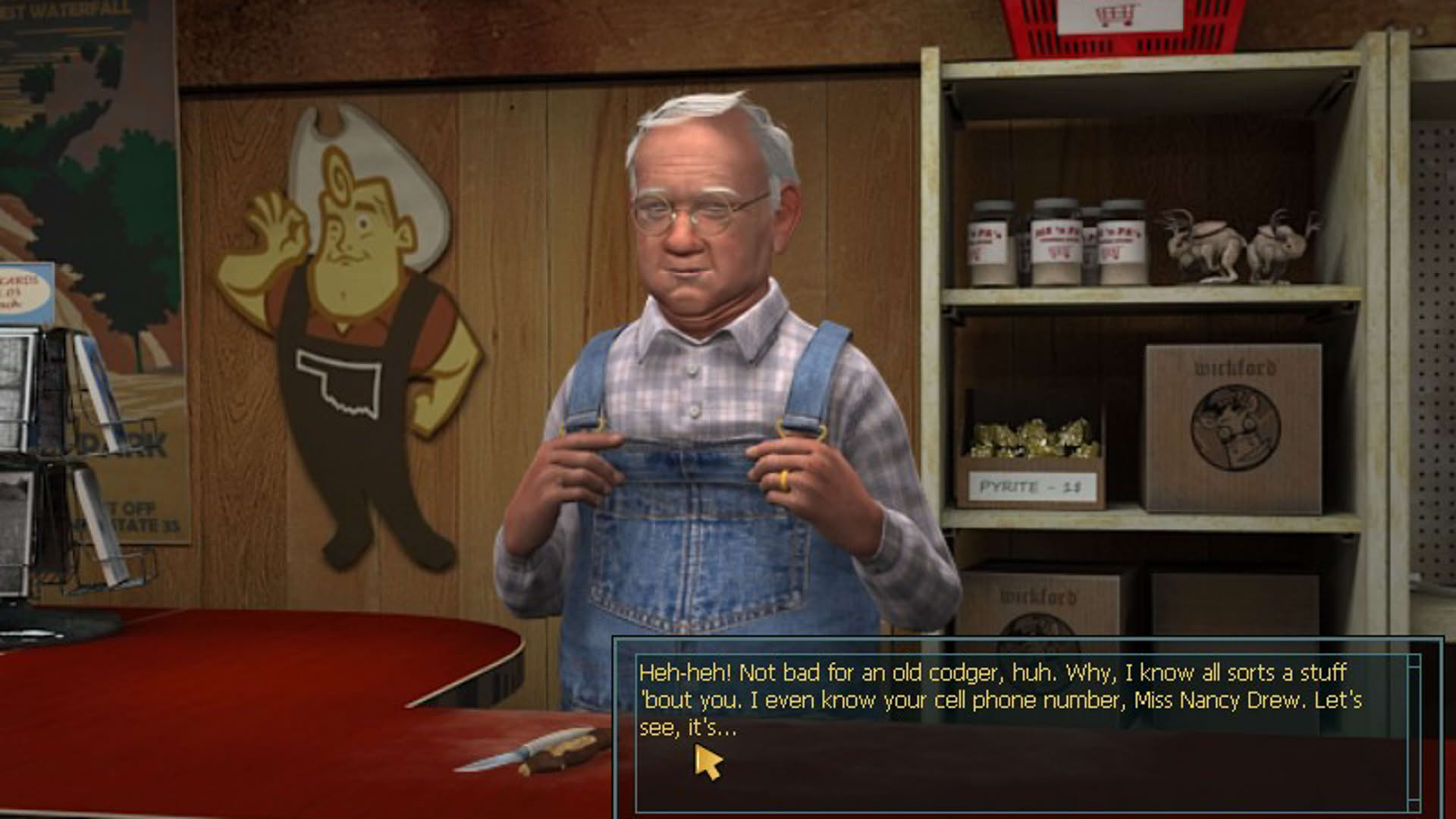 Screenshot for Nancy Drew: Trail of the Twister