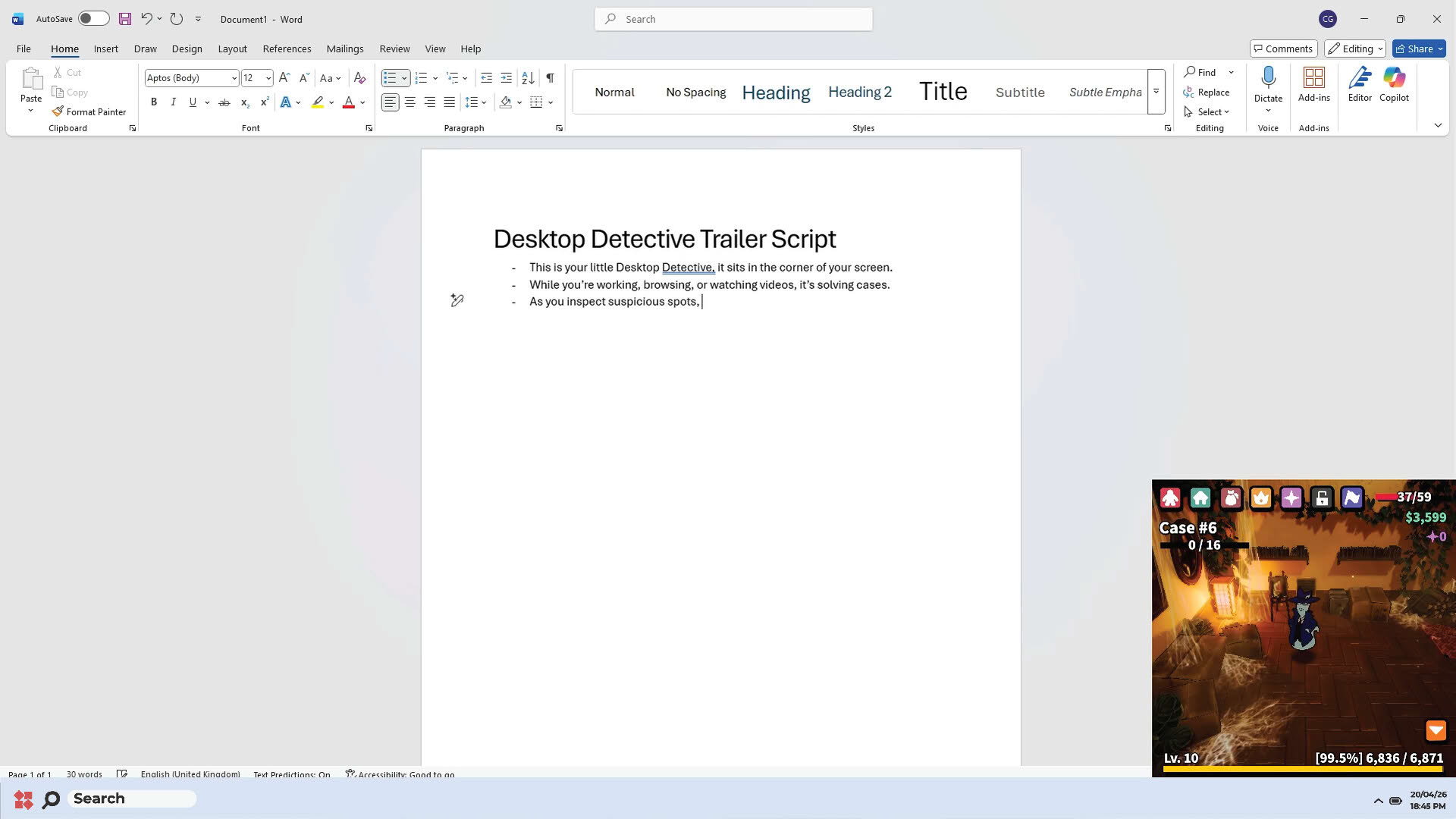 Screenshot for Desktop Detective