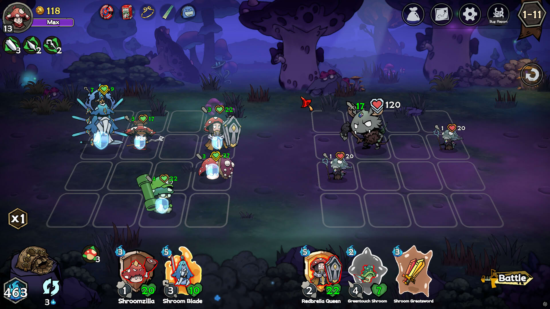 Screenshot for Might & Mushroom