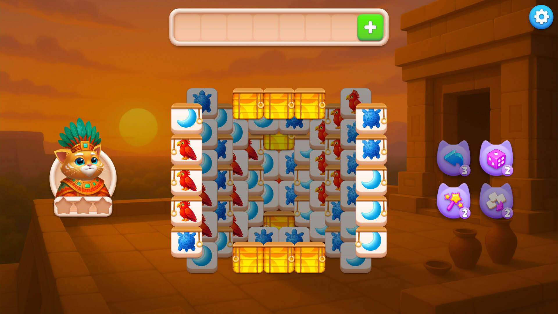 Screenshot for Catjong 6: Pawztec Temple