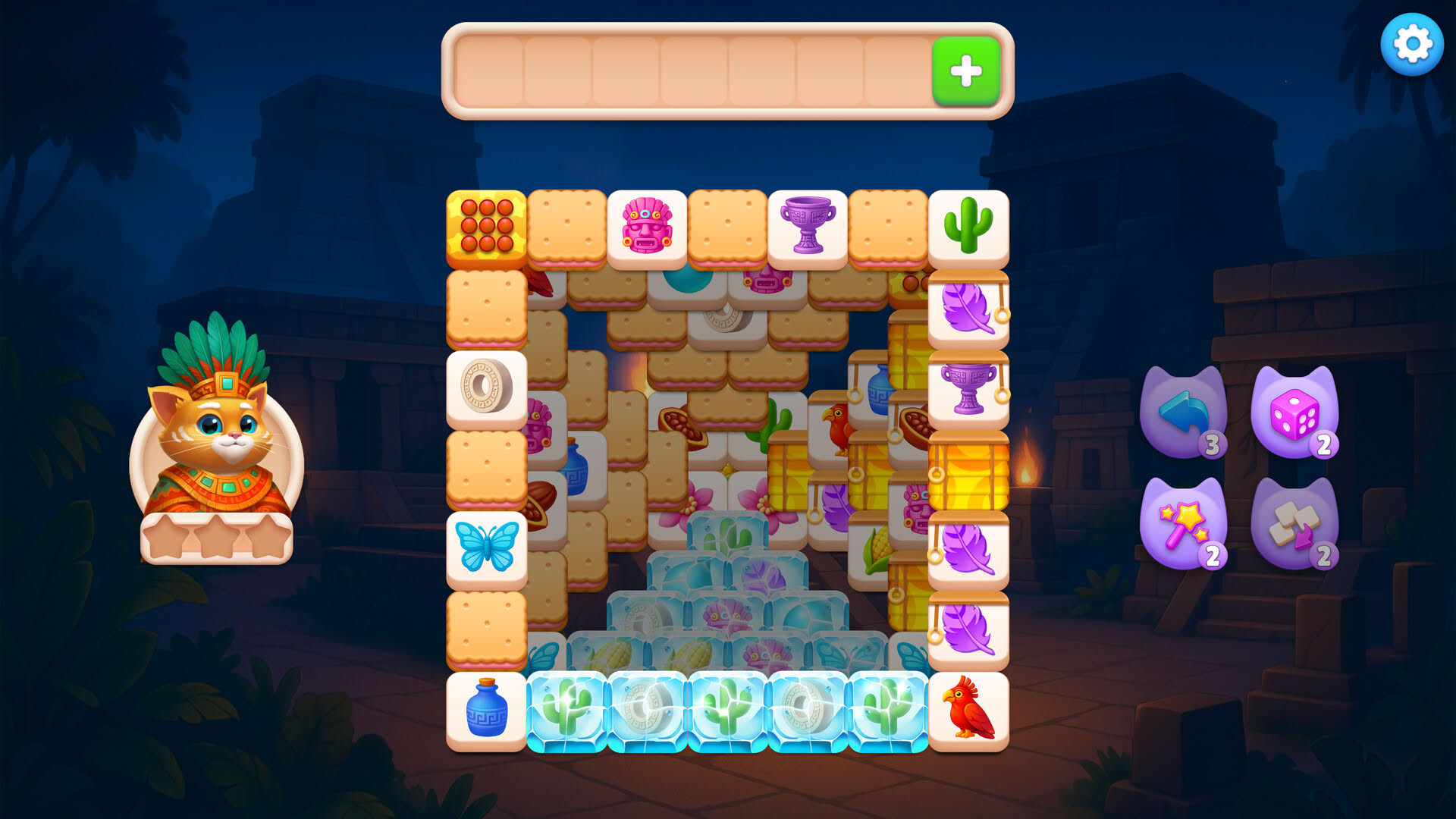 Screenshot for Catjong 6: Pawztec Temple
