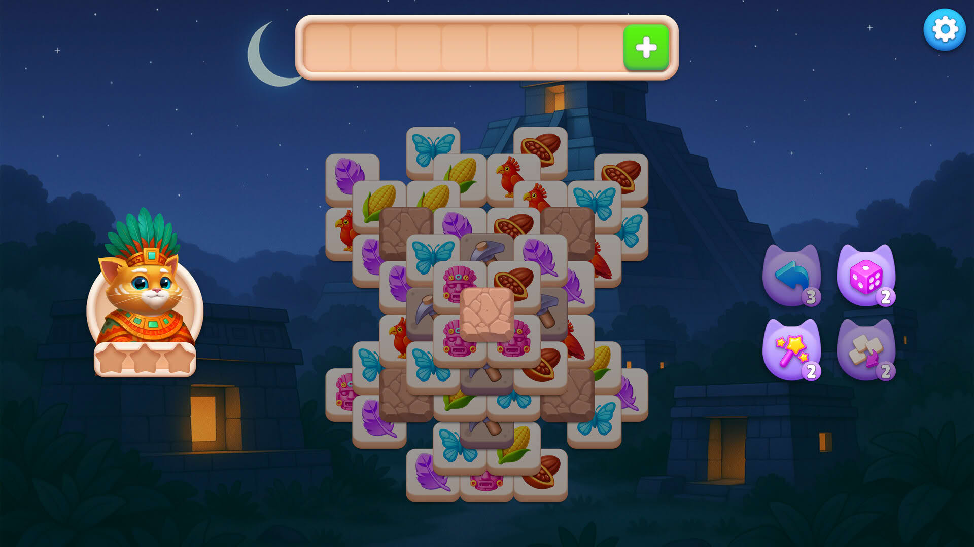 Screenshot for Catjong 6: Pawztec Temple