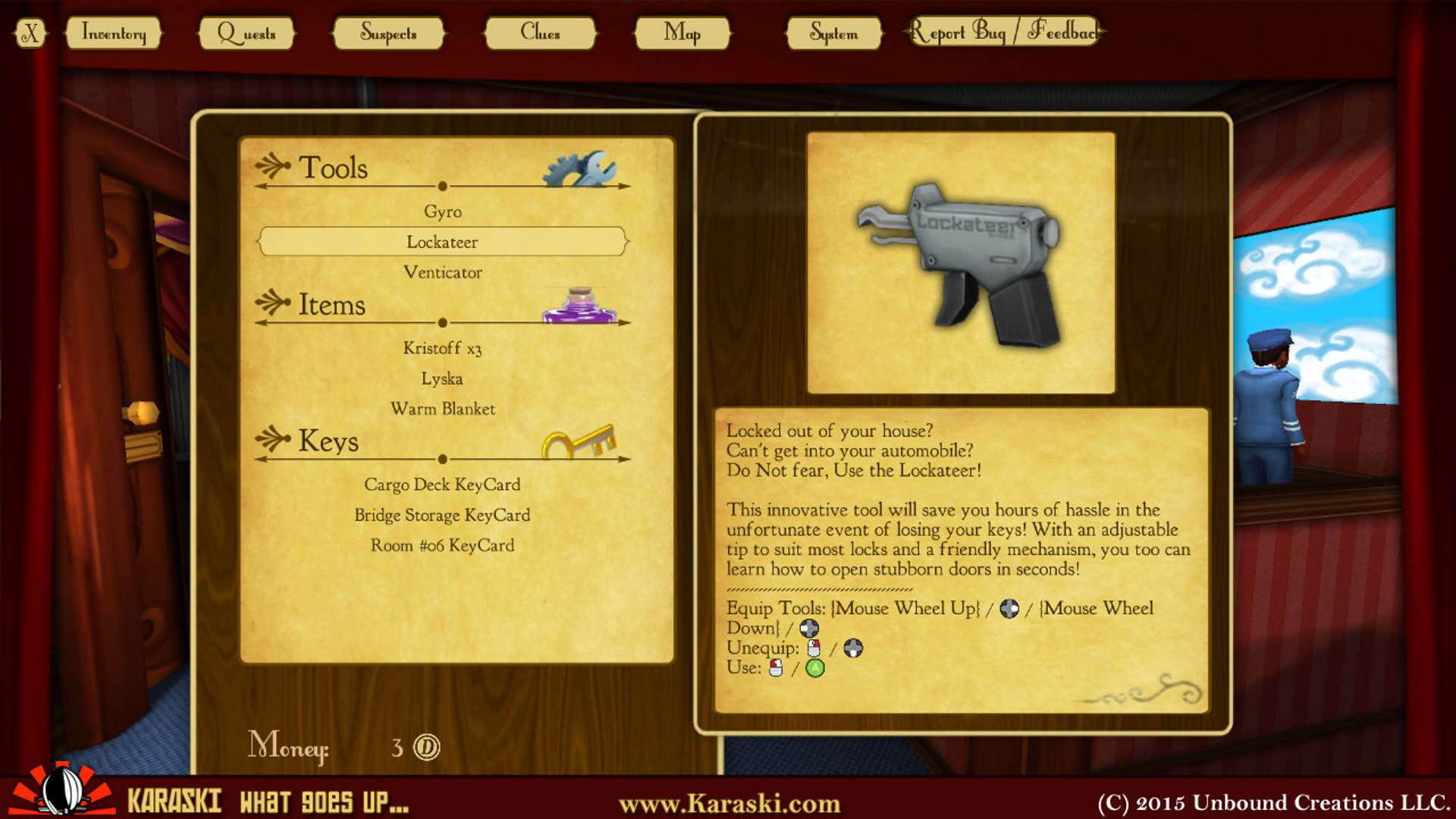 Screenshot for Karaski: What Goes Up...