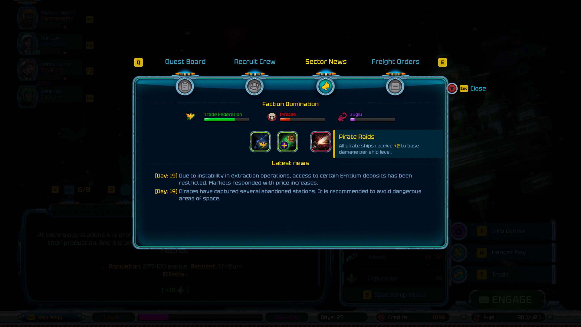 Screenshot for Stellar Freight: Endless Horizon