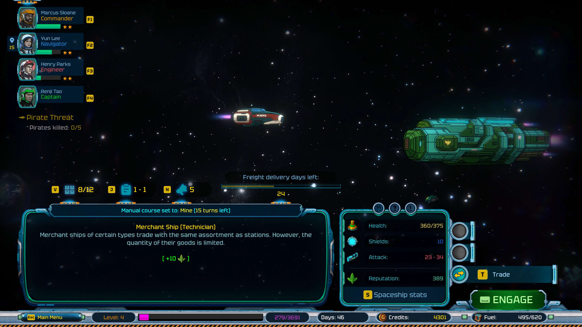 Screenshot for Stellar Freight: Endless Horizon