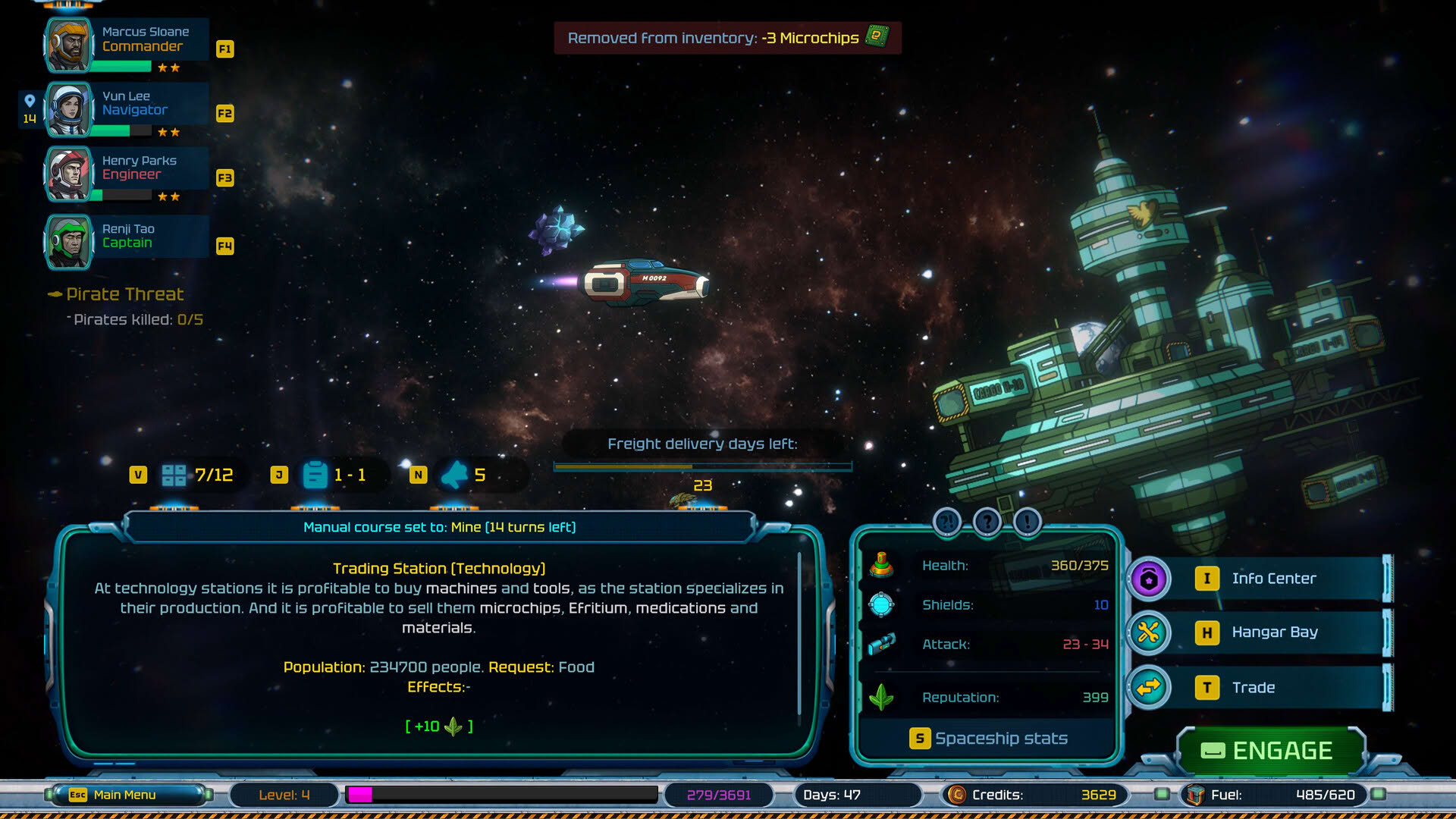 Screenshot for Stellar Freight: Endless Horizon