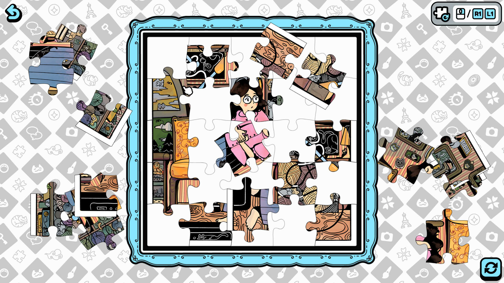 Screenshot for Cats Around Us: Yarn Ball