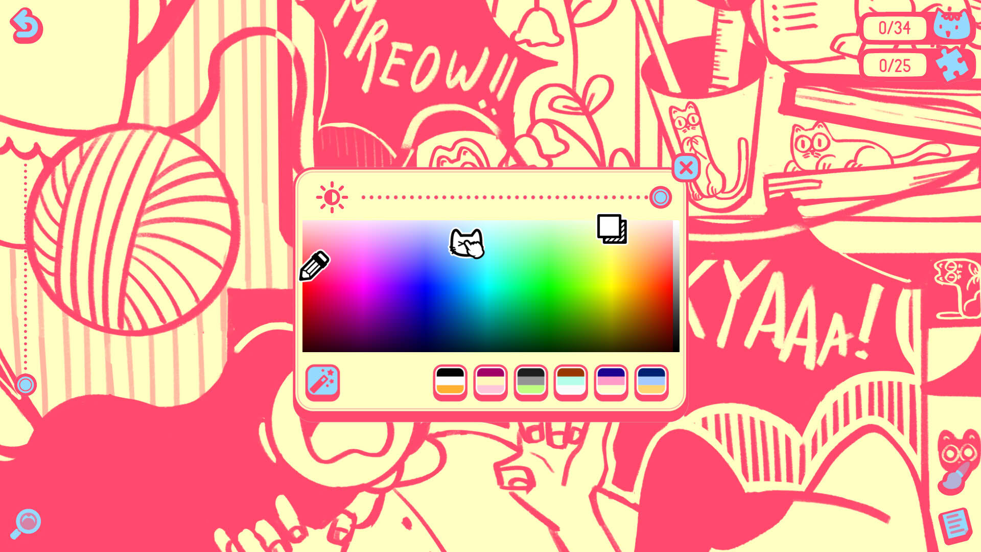 Screenshot for Cats Around Us: Yarn Ball