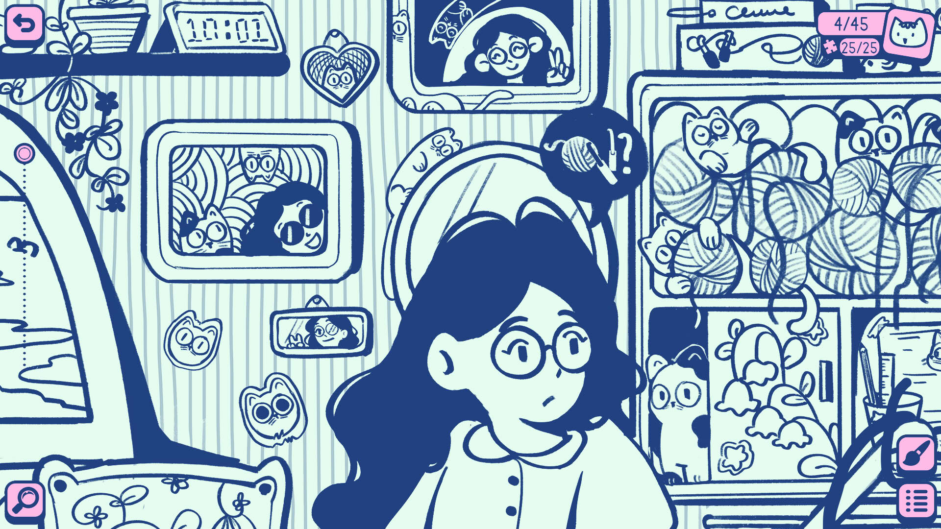 Screenshot for Cats Around Us: Yarn Ball