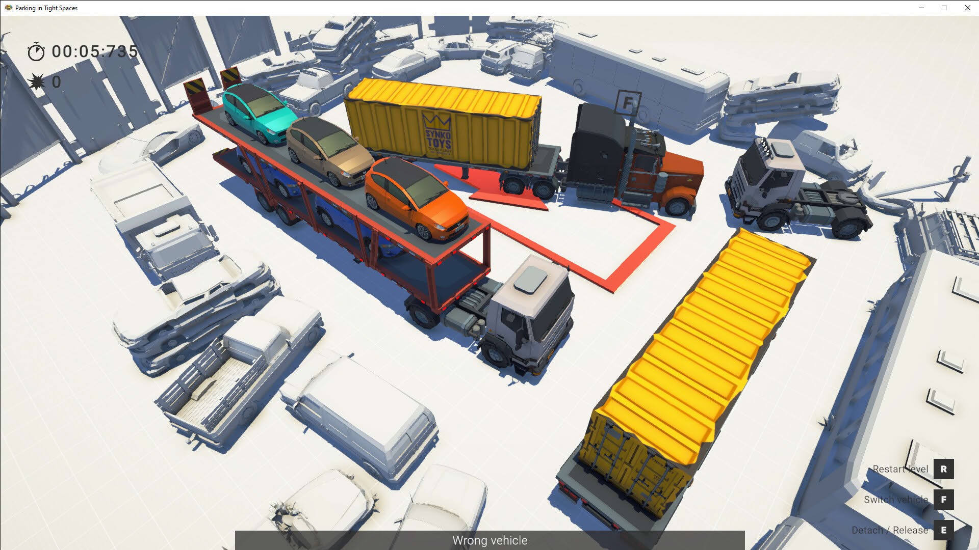 Screenshot for Parking in Tight Spaces
