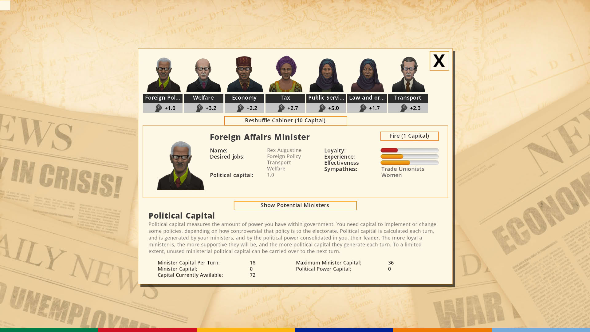 Screenshot for Democracy 3 Africa