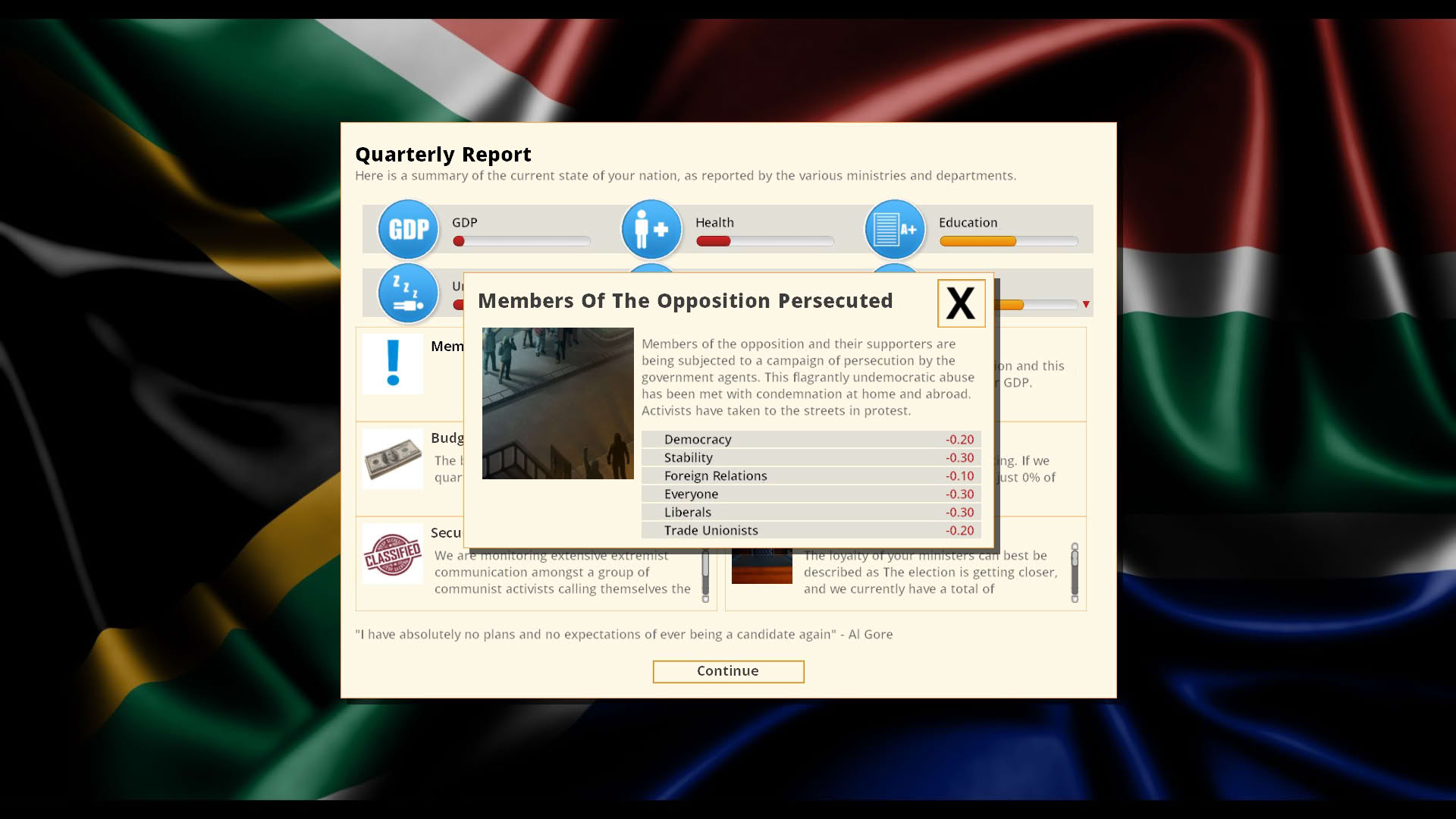 Screenshot for Democracy 3 Africa