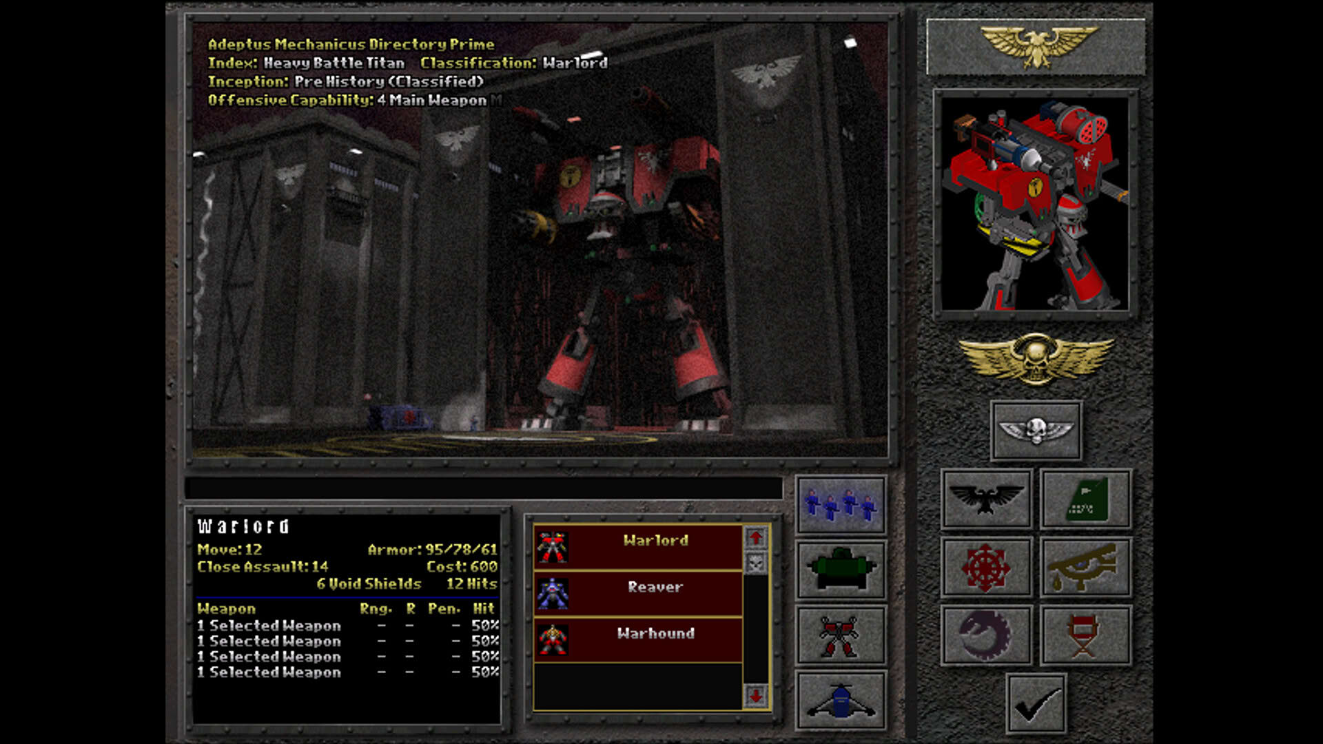 Screenshot for Final Liberation: Warhammer Epic 40,000