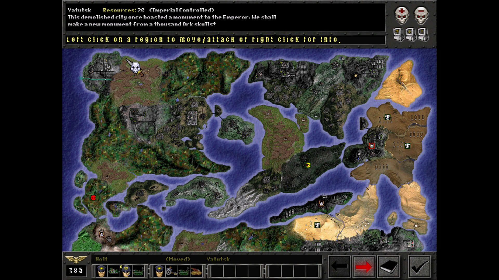 Screenshot for Final Liberation: Warhammer Epic 40,000