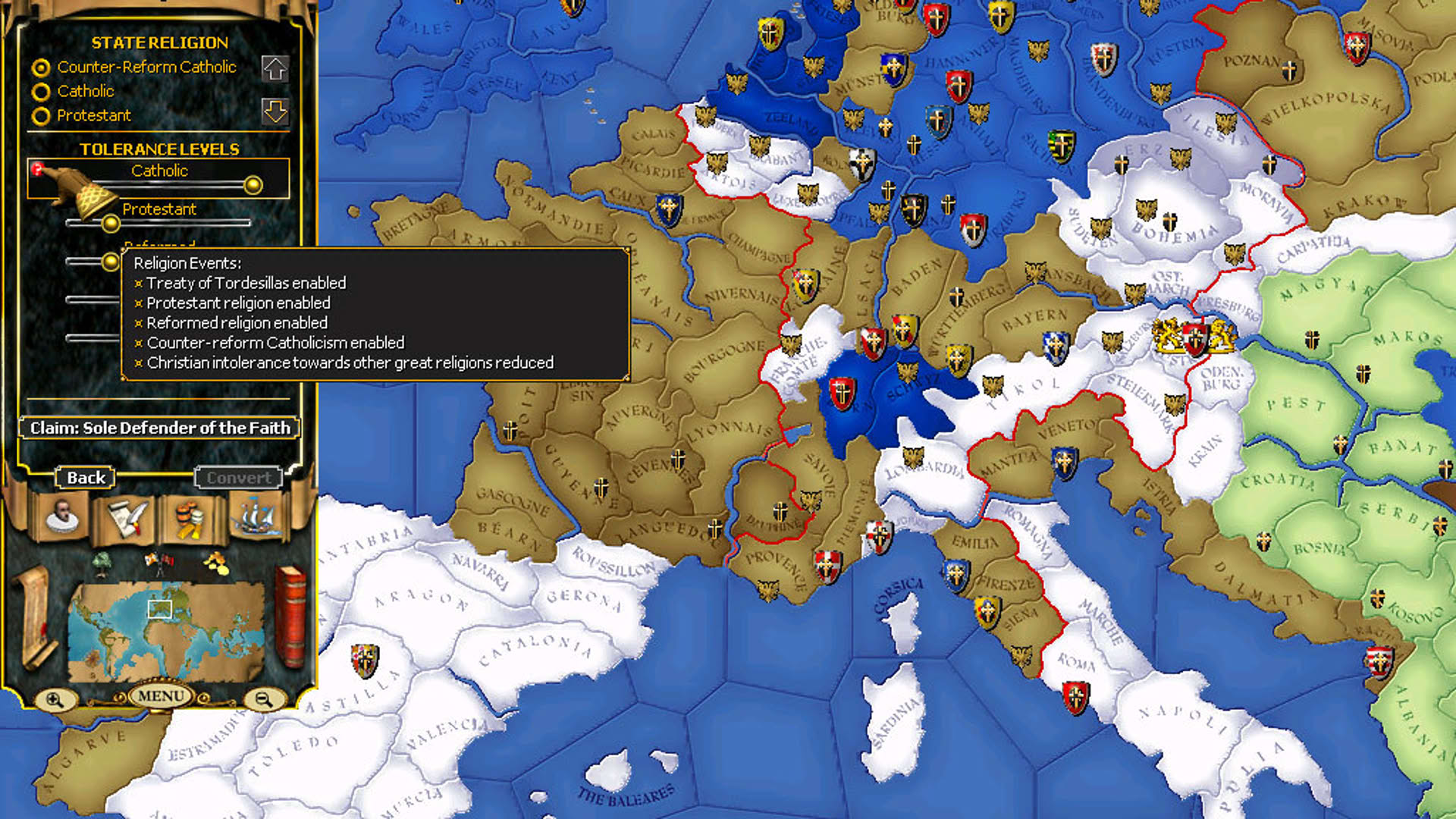 Screenshot for For The Glory: A Europa Universalis Game