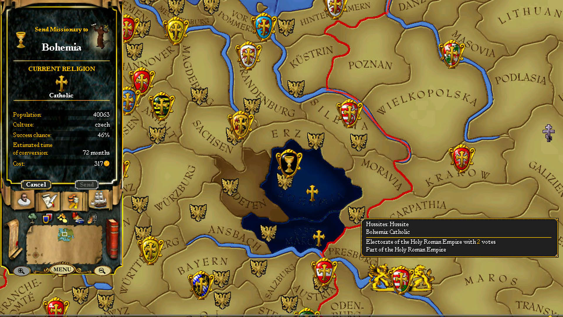 Screenshot for For The Glory: A Europa Universalis Game