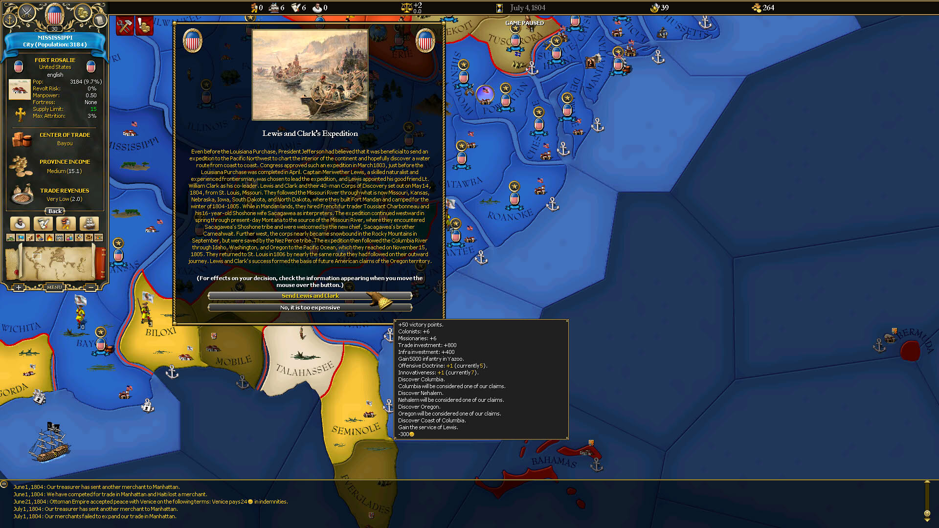 Screenshot for For The Glory: A Europa Universalis Game