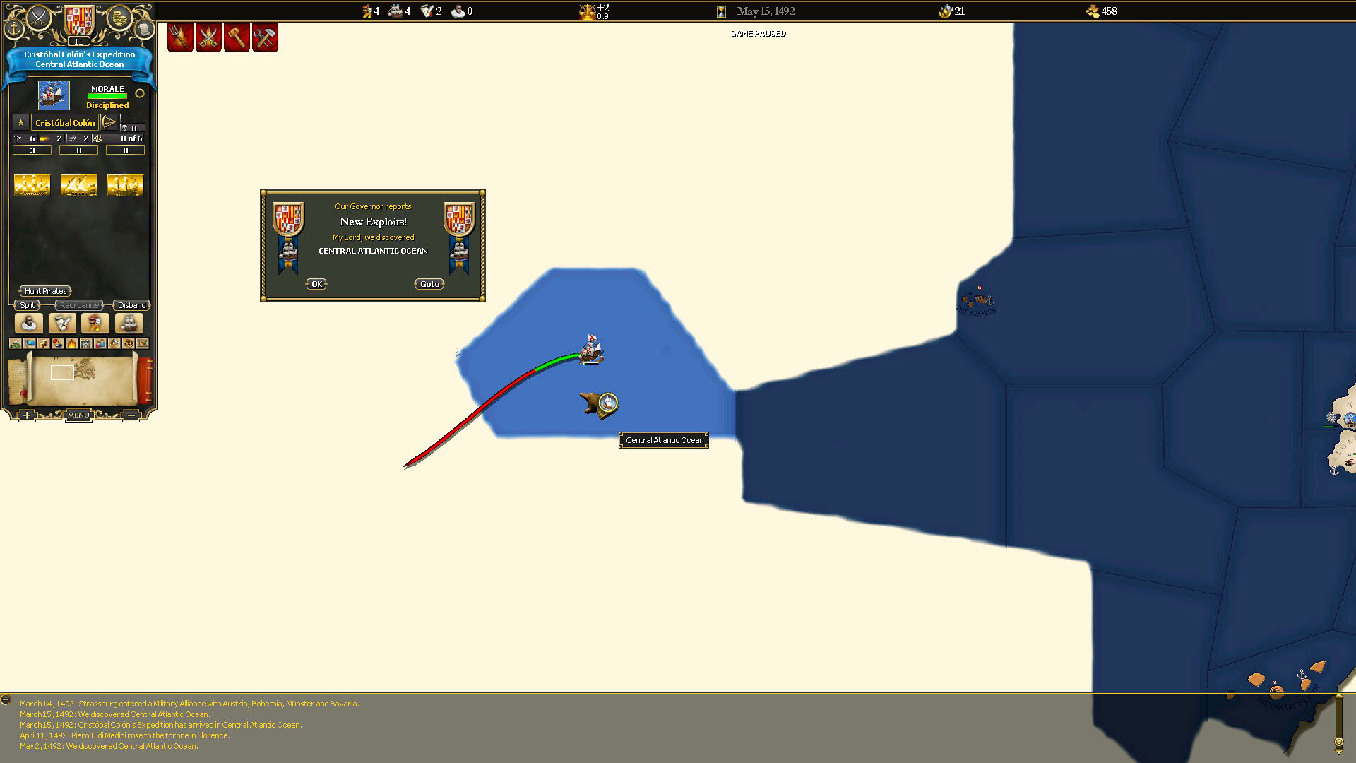 Screenshot for For The Glory: A Europa Universalis Game