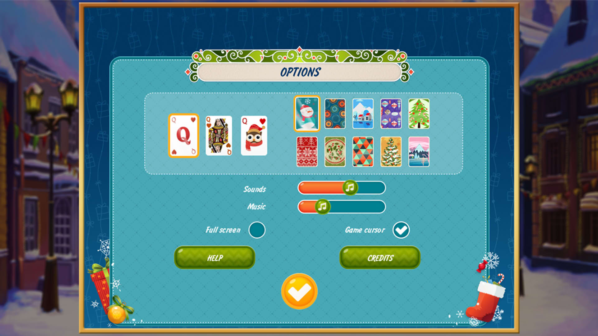 Screenshot for Solitaire Christmas: Match 2 Cards