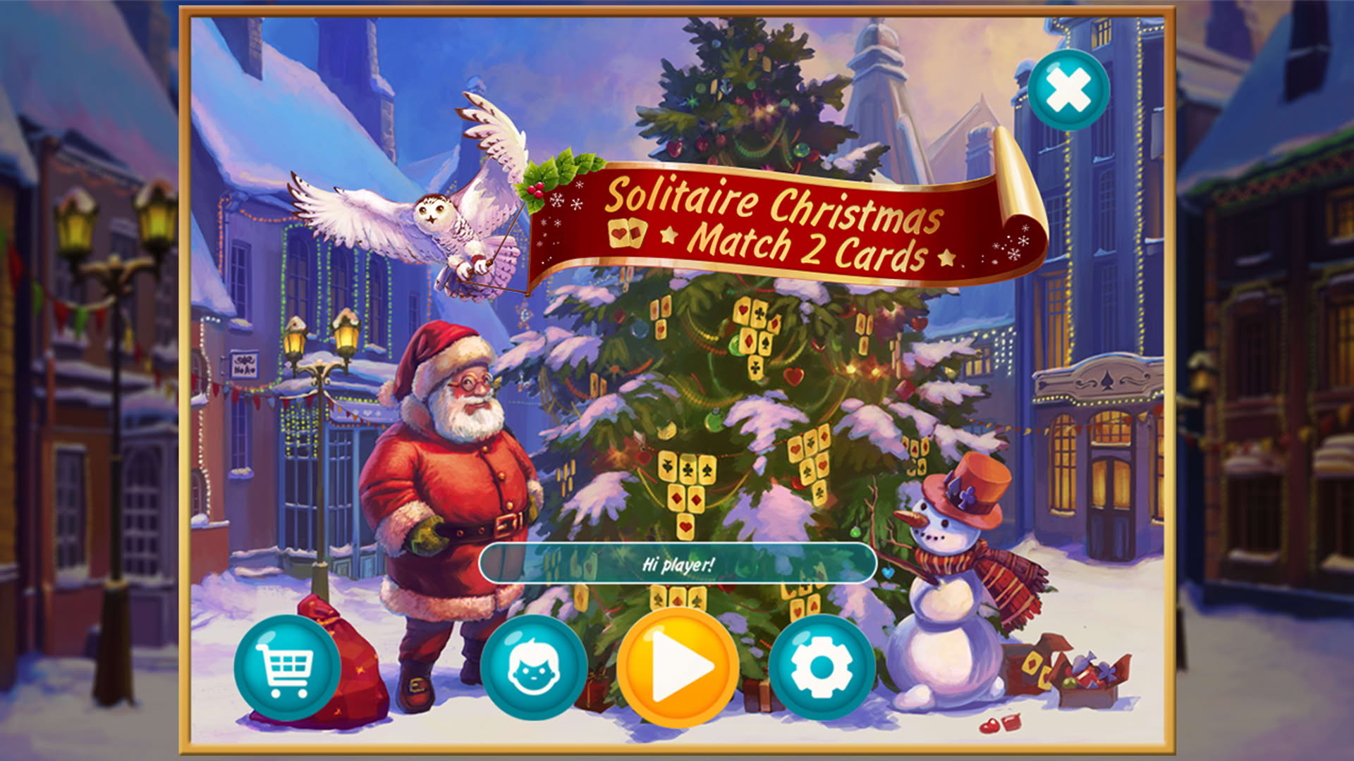 Screenshot for Solitaire Christmas: Match 2 Cards