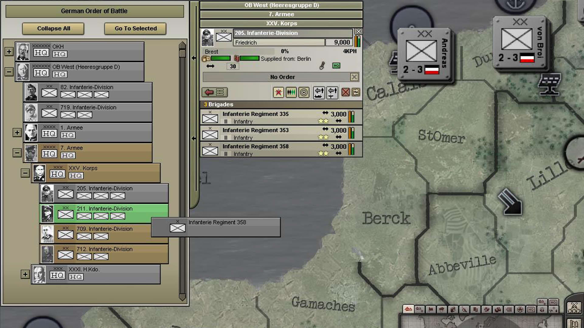 Screenshot for Hearts of Iron III: Semper Fi