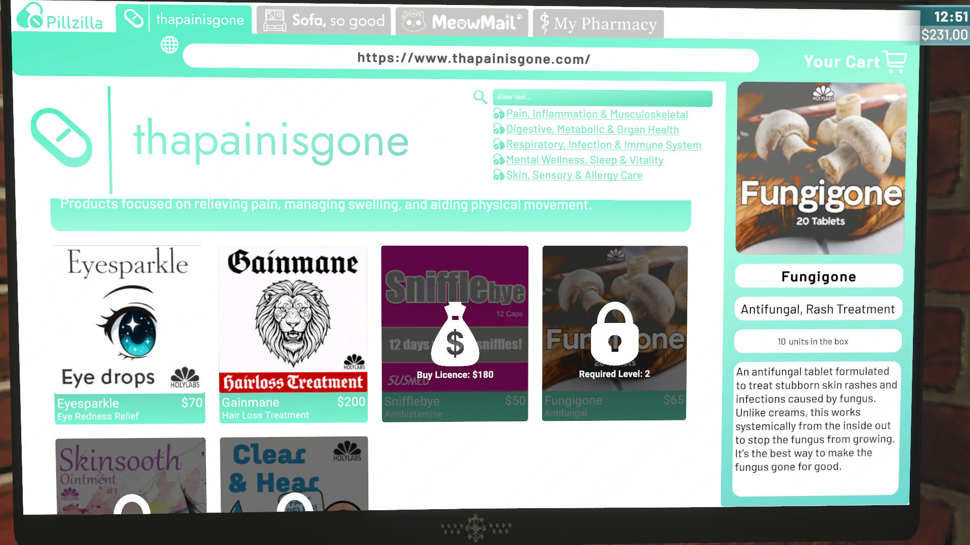 Screenshot for Pharmacy Store Simulator
