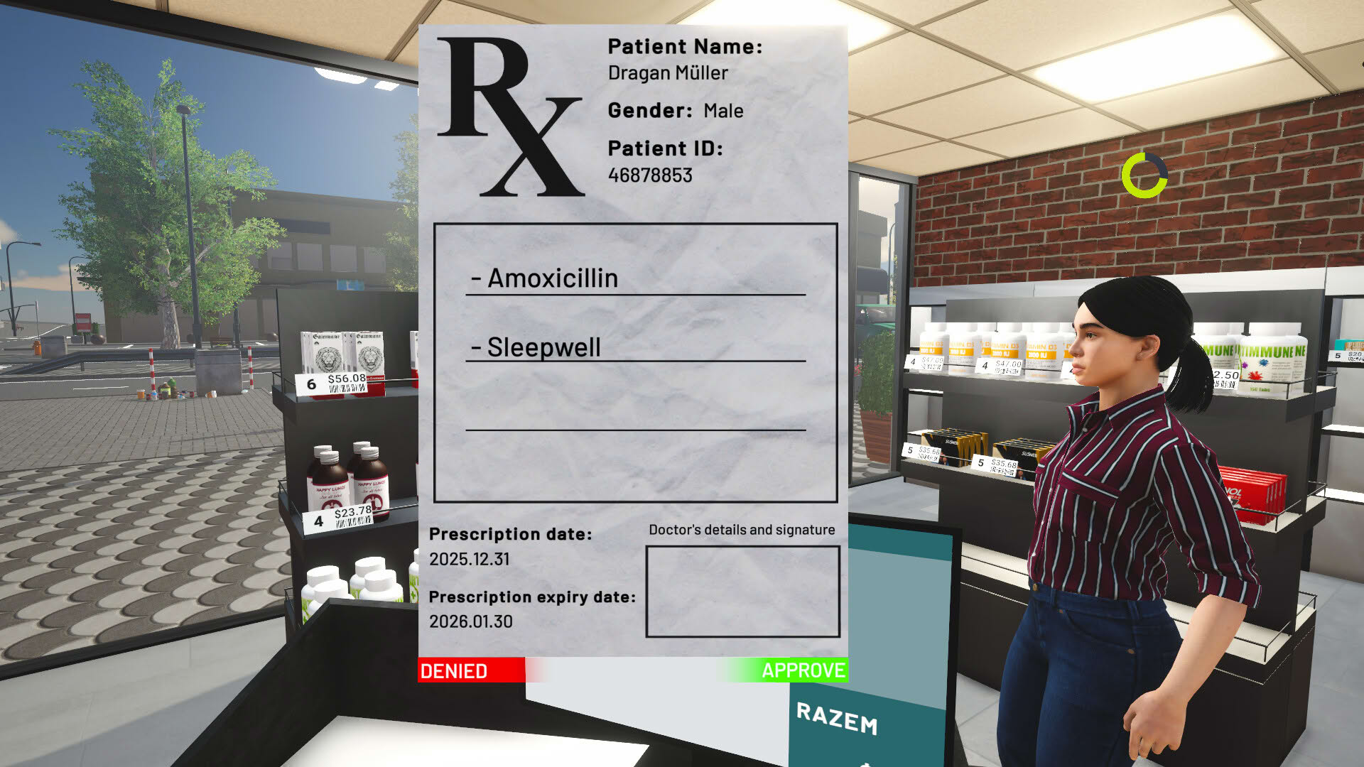 Screenshot for Pharmacy Store Simulator