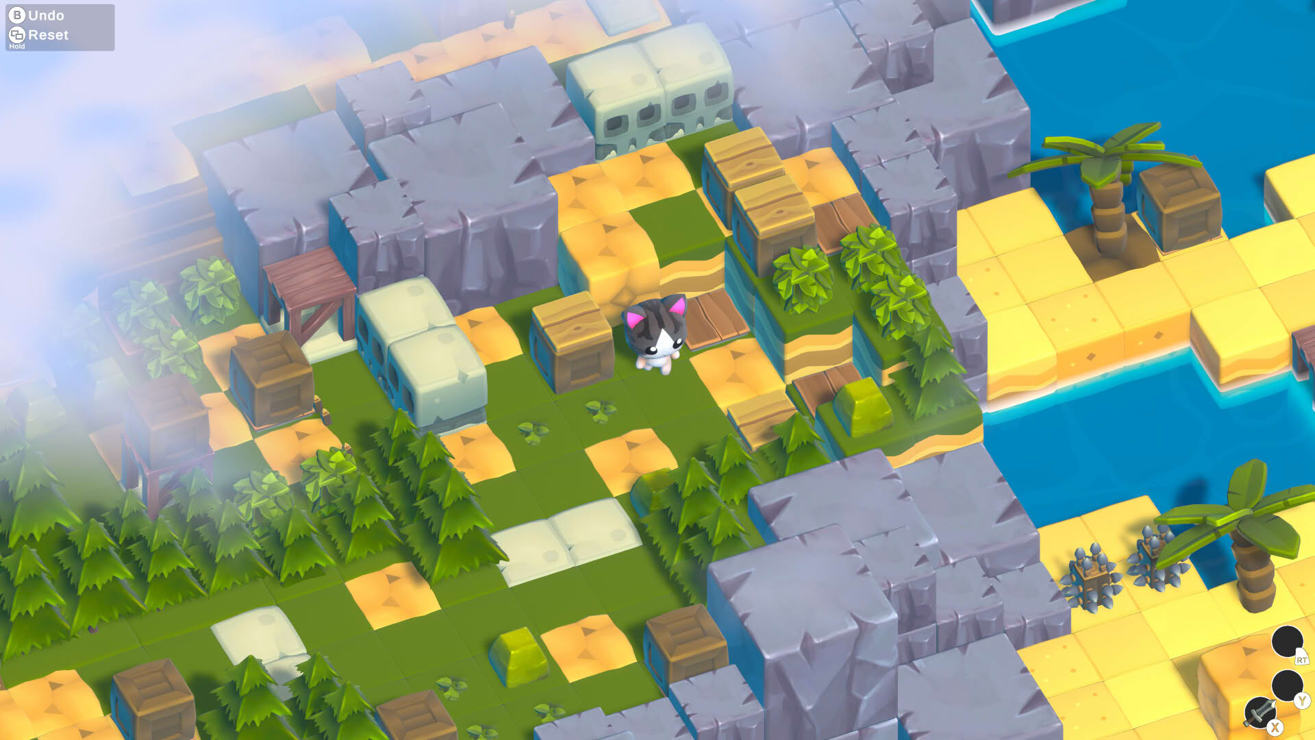 Screenshot for Sokocat: Castaway