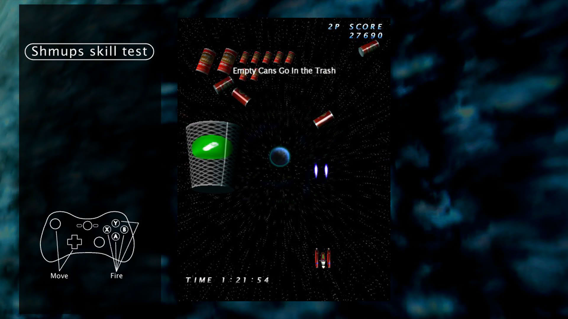 Screenshot for Shmups Skill Test