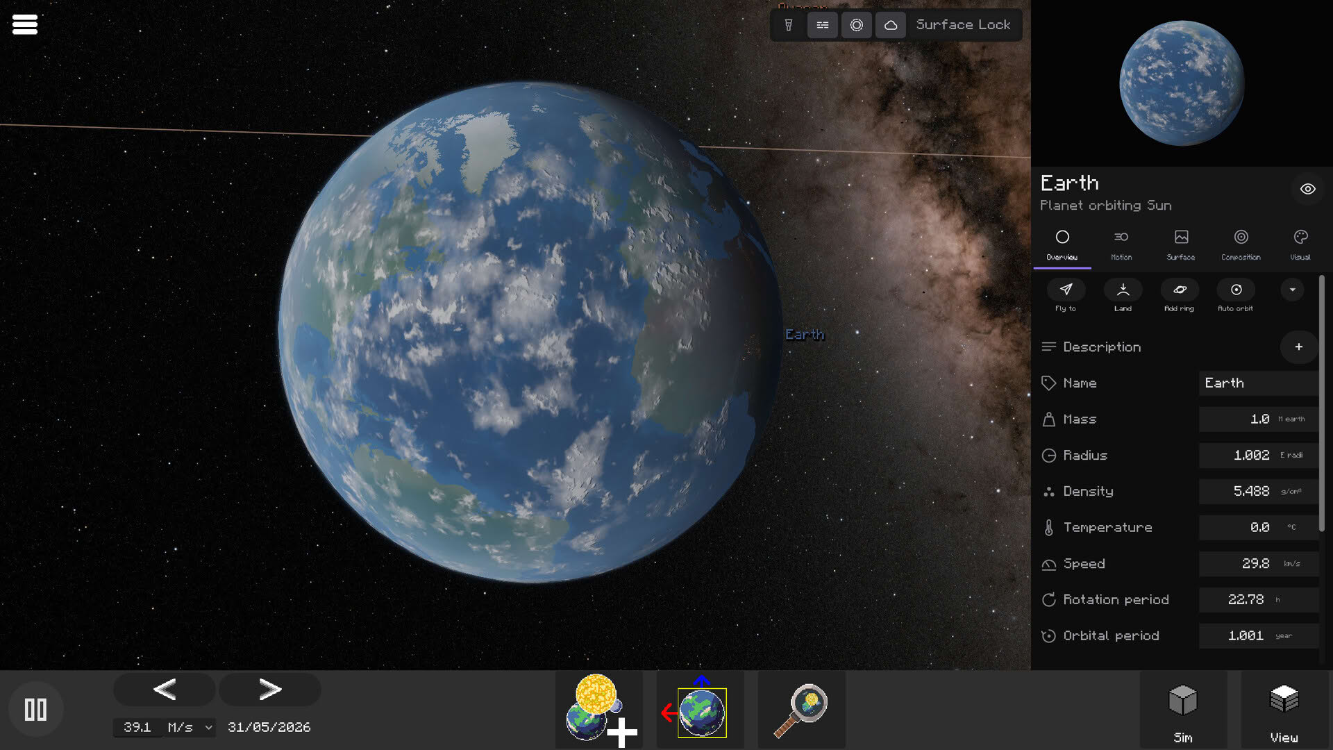 Screenshot for Solar Sandbox