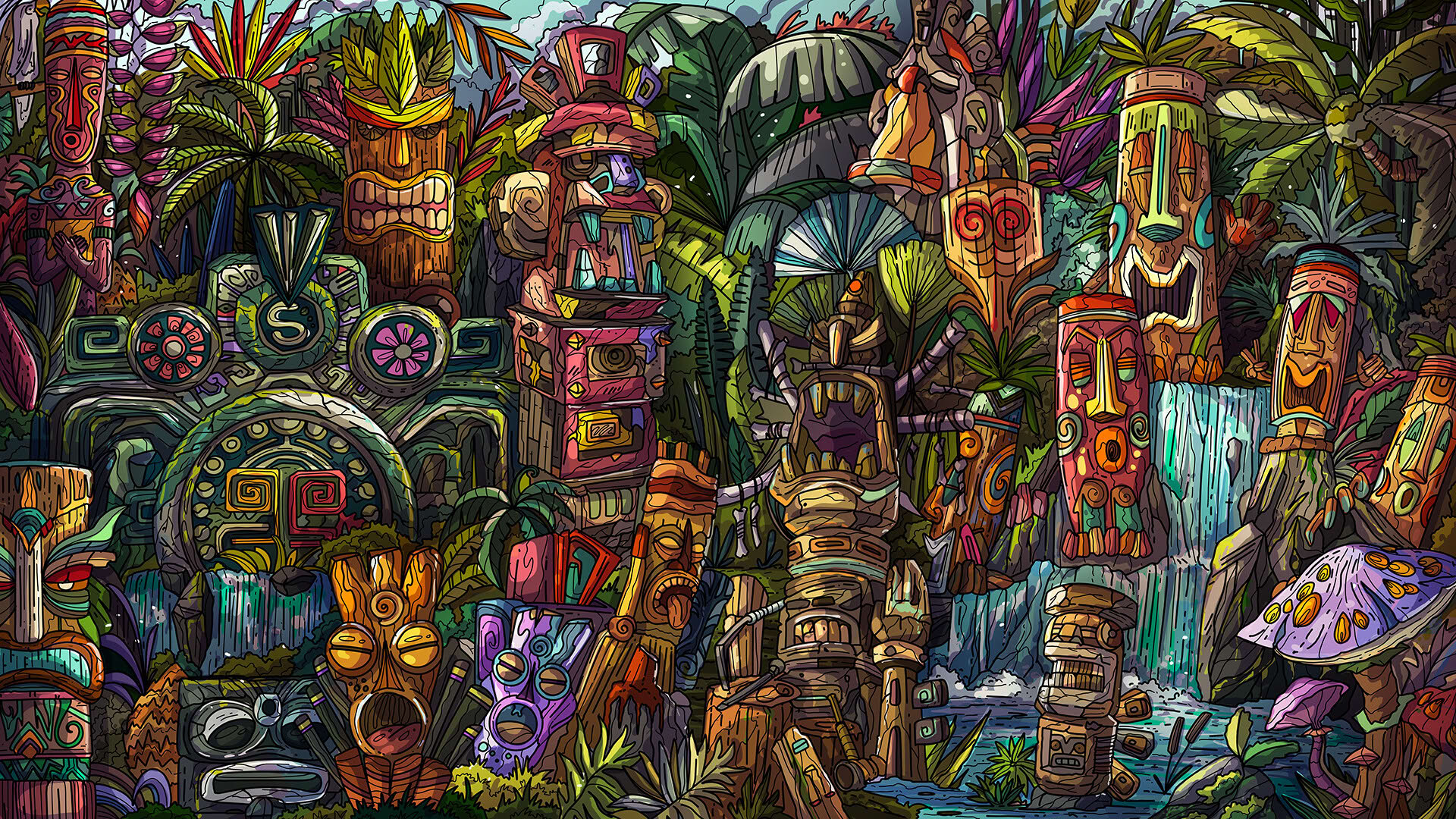 Screenshot for 100 Tiki Cats
