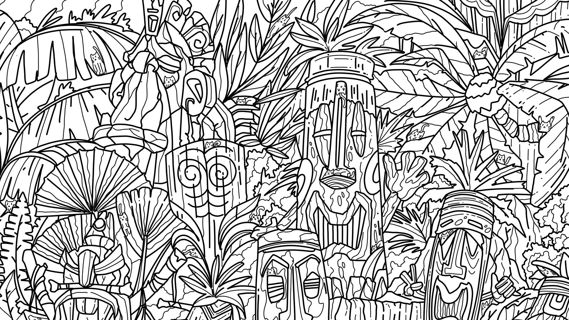 Screenshot for 100 Tiki Cats