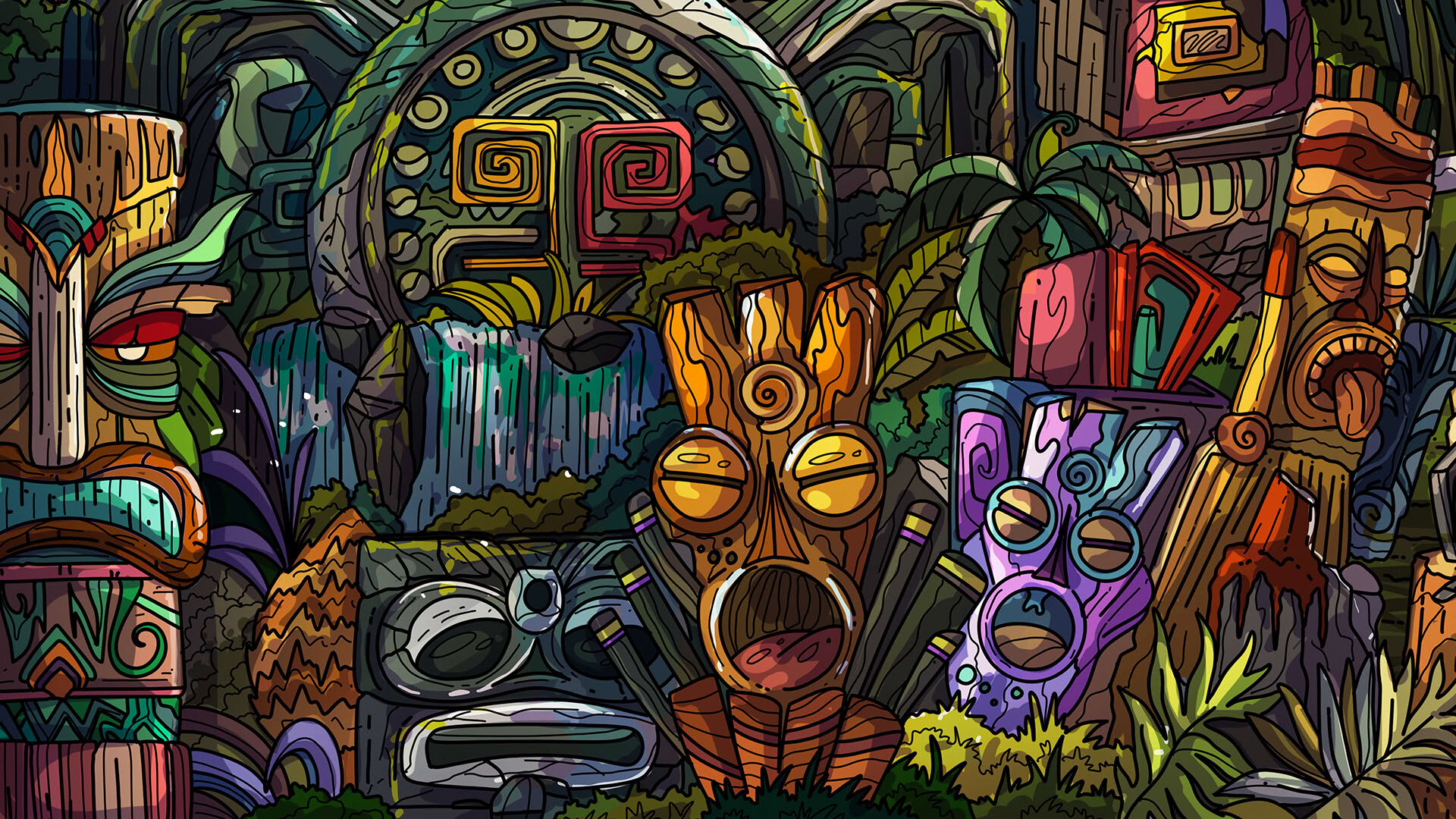 Screenshot for 100 Tiki Cats
