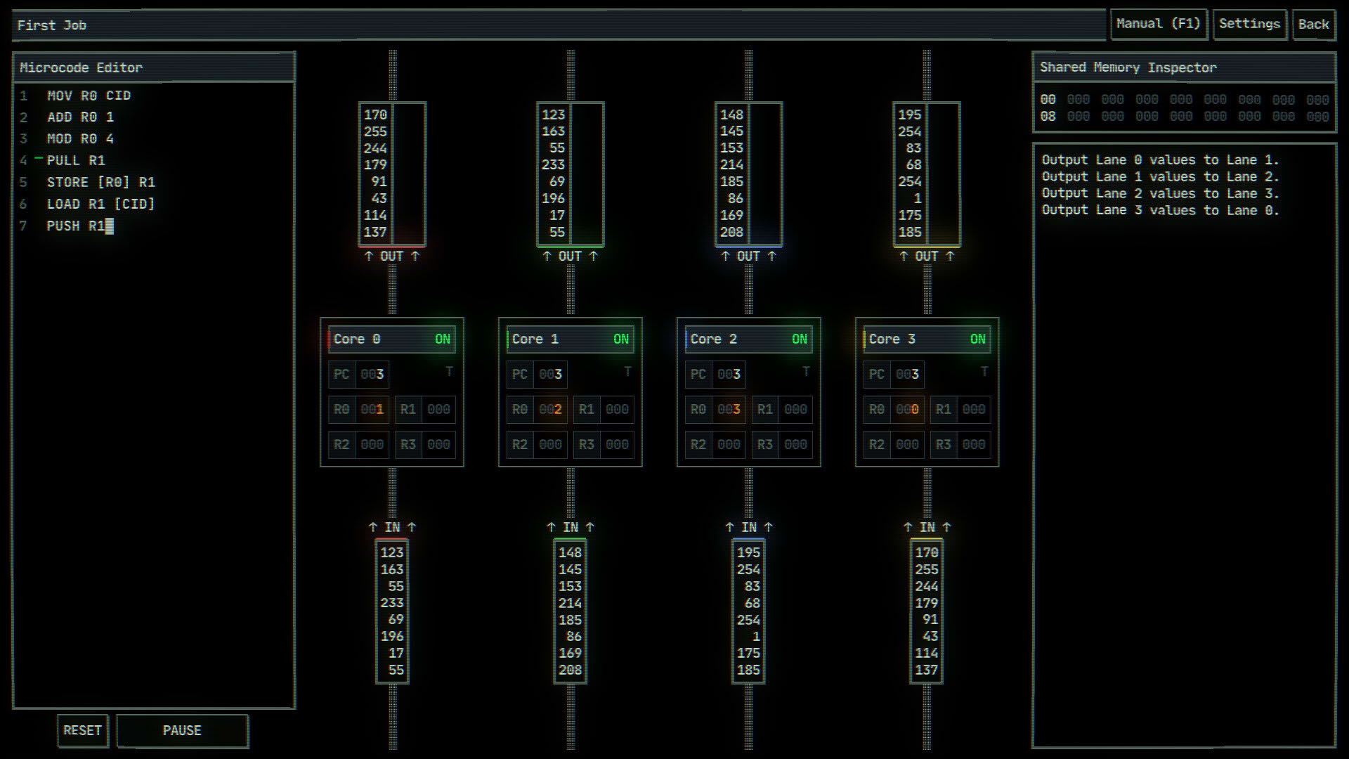 Screenshot for Lane-4: A dystopian Programming Thriller
