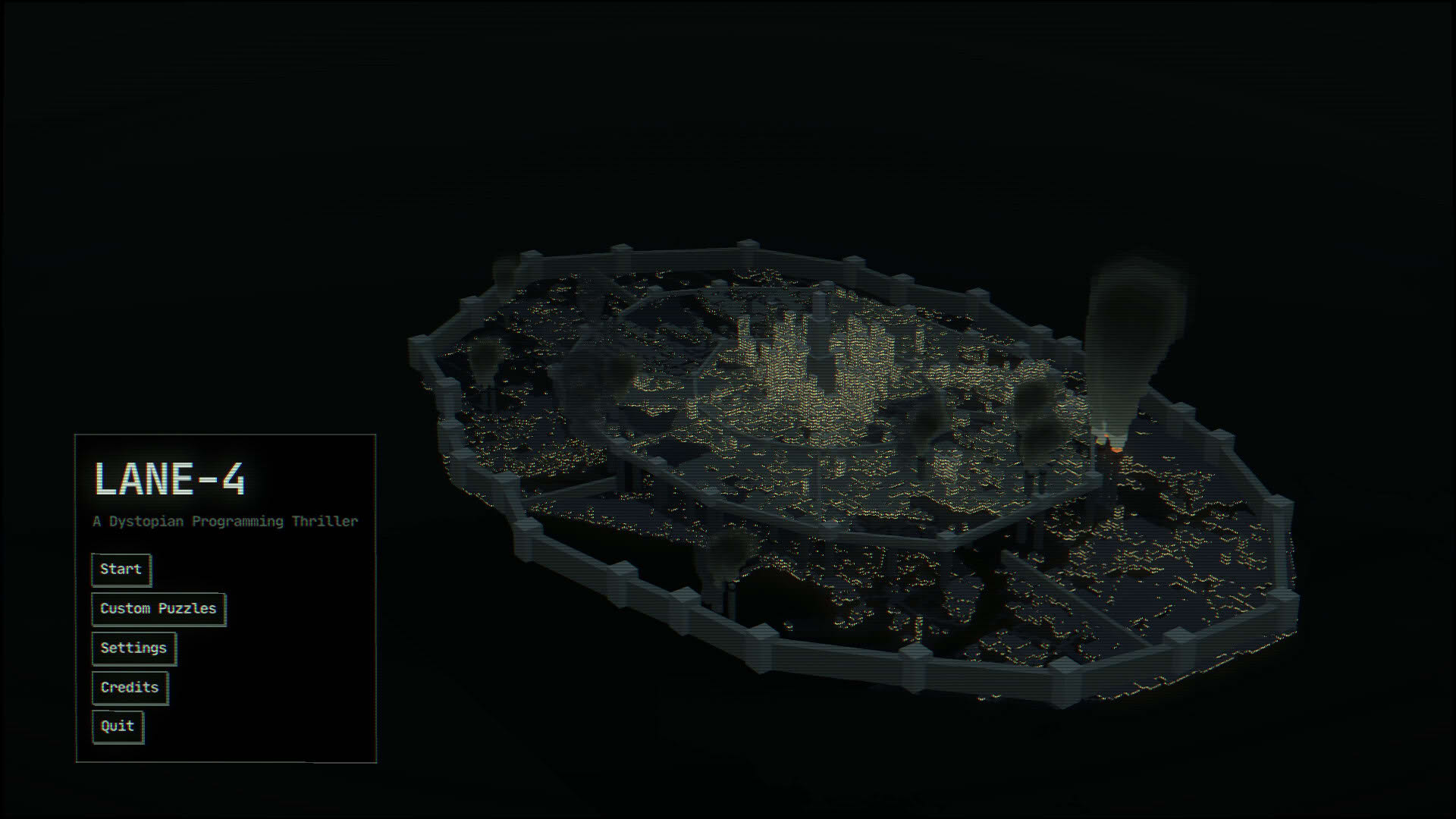 Screenshot for Lane-4: A dystopian Programming Thriller