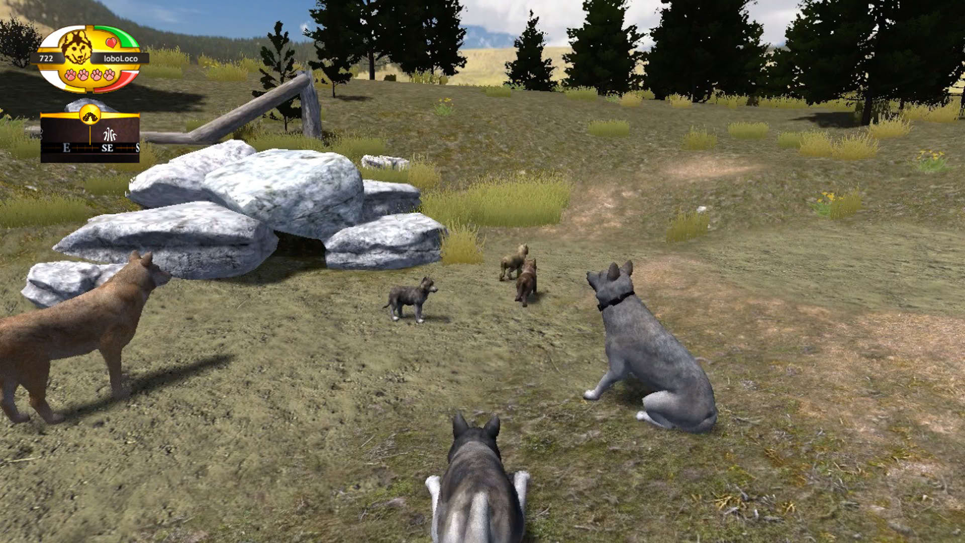 Screenshot for WolfQuest