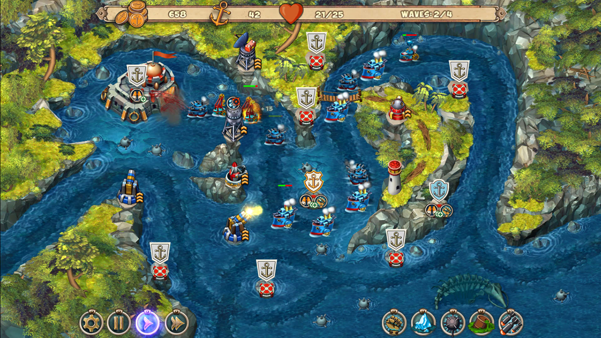 Screenshot for Iron Sea Defenders